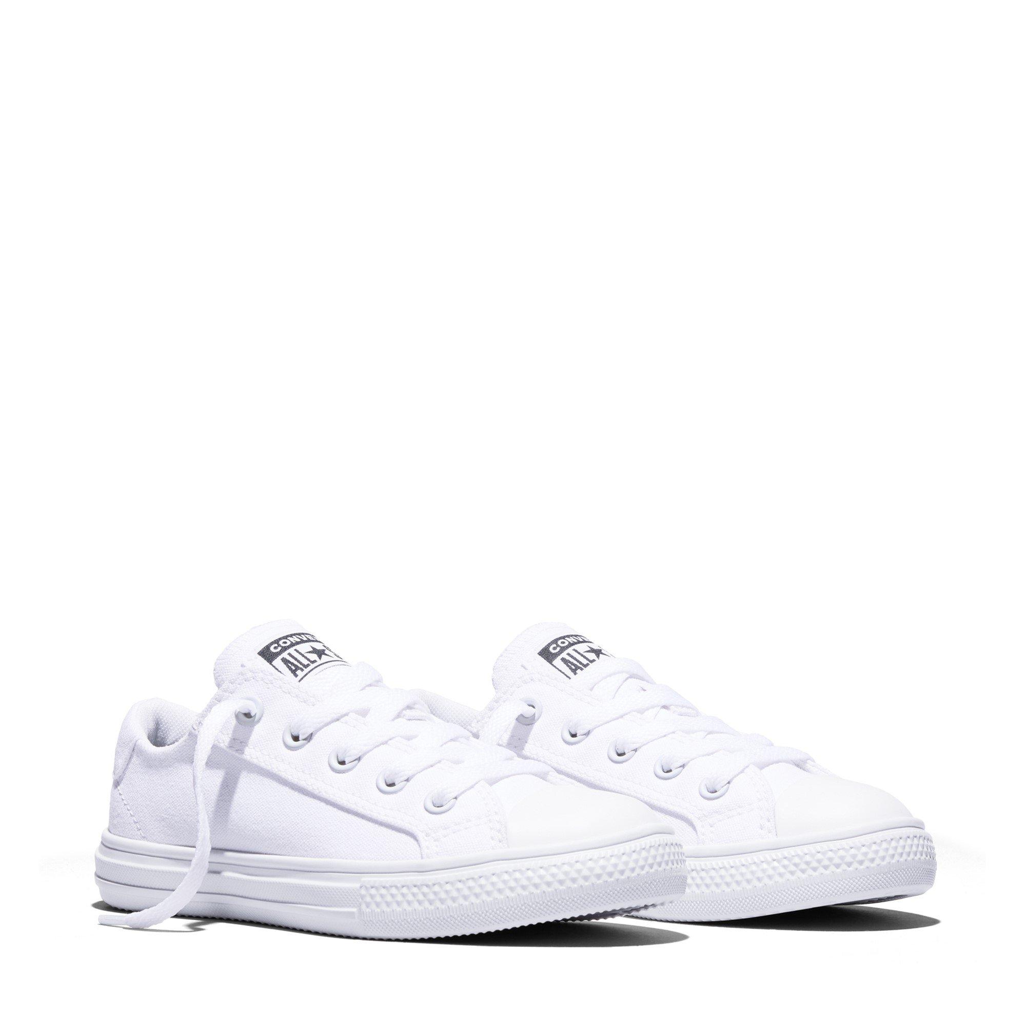 White - Converse - Kids' Canvas Trainers - 3