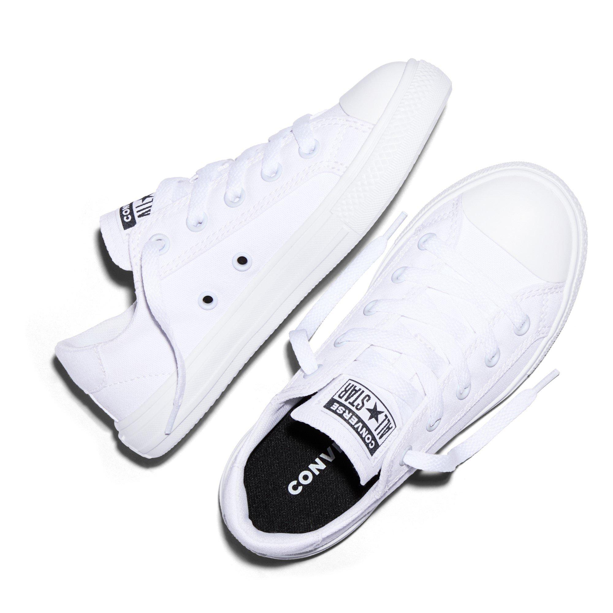 White - Converse - Kids' Canvas Trainers - 4