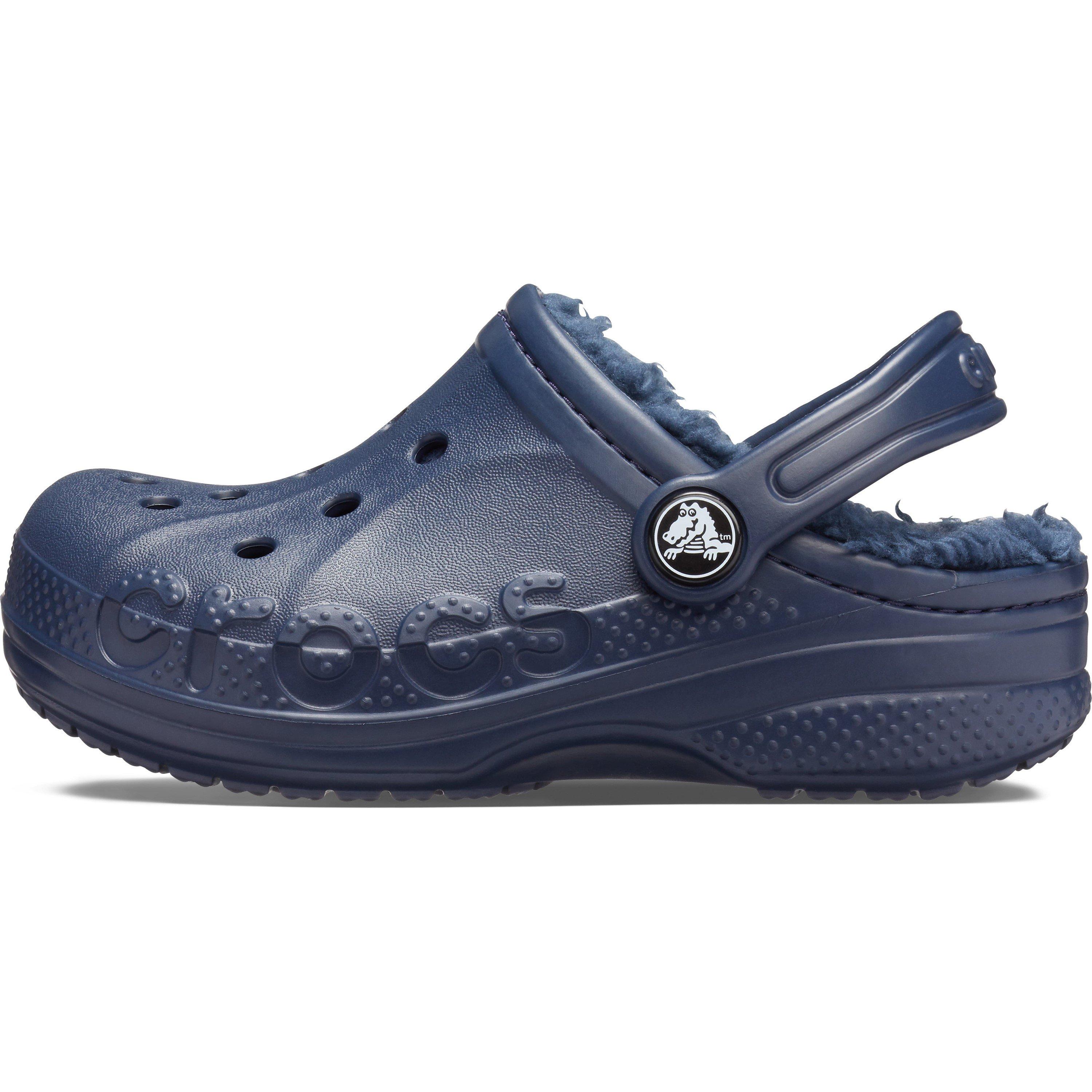 Navy - Crocs - Baya Lined Shoes Childrens - 5