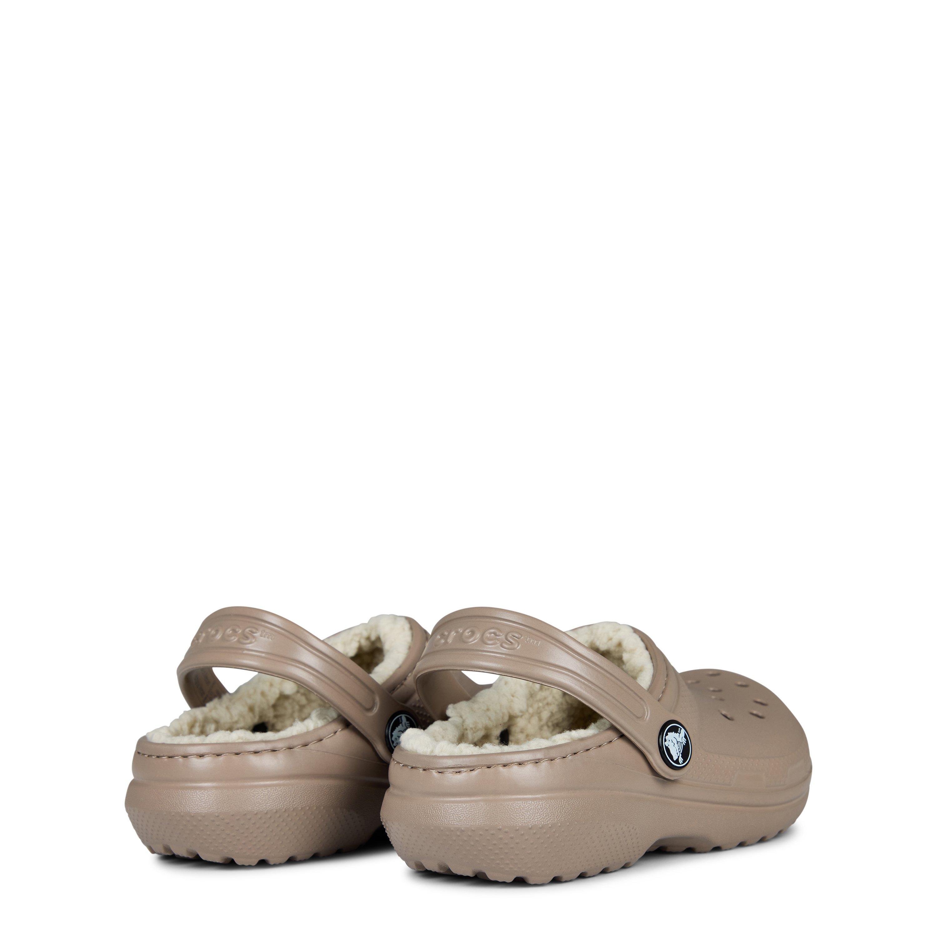 Mushroom/Bone - Crocs - Kids' Classic Lined Clogs - 5