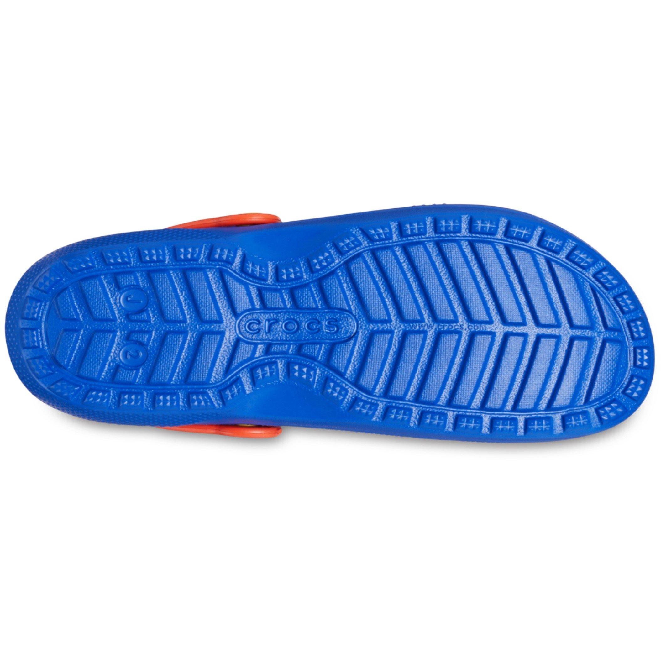 Blue Bolt/Multi - Crocs - Crocs Classic Lined Clogs Childrens - 3