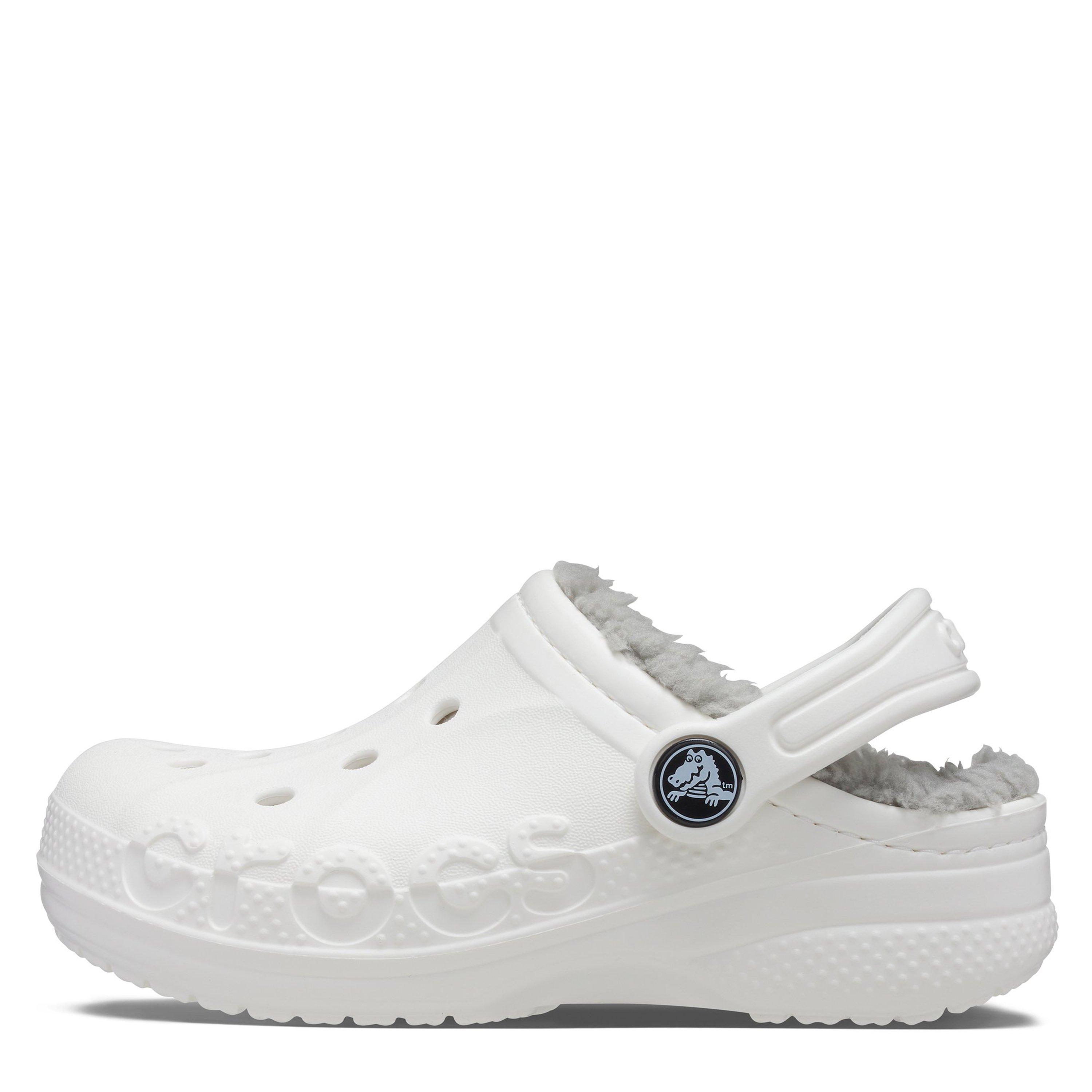 Weiß - Crocs - Kids' Baya Lined Mule Slippers - 2