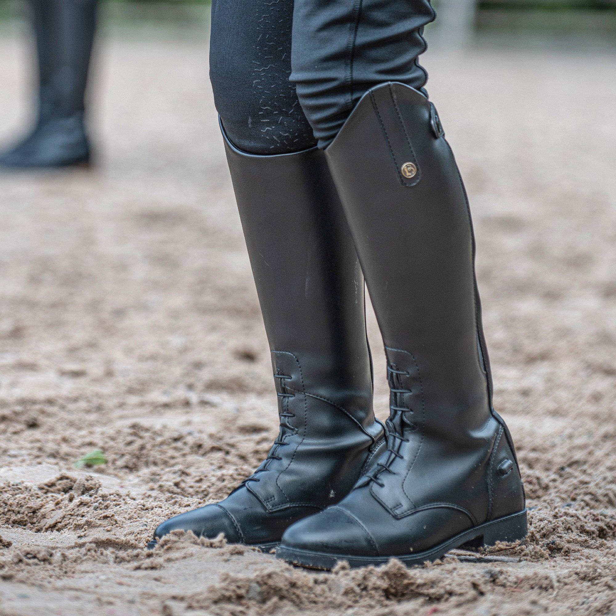 Sort - Brogini - Albareto Piccino Childrens Long Riding Boots - 3