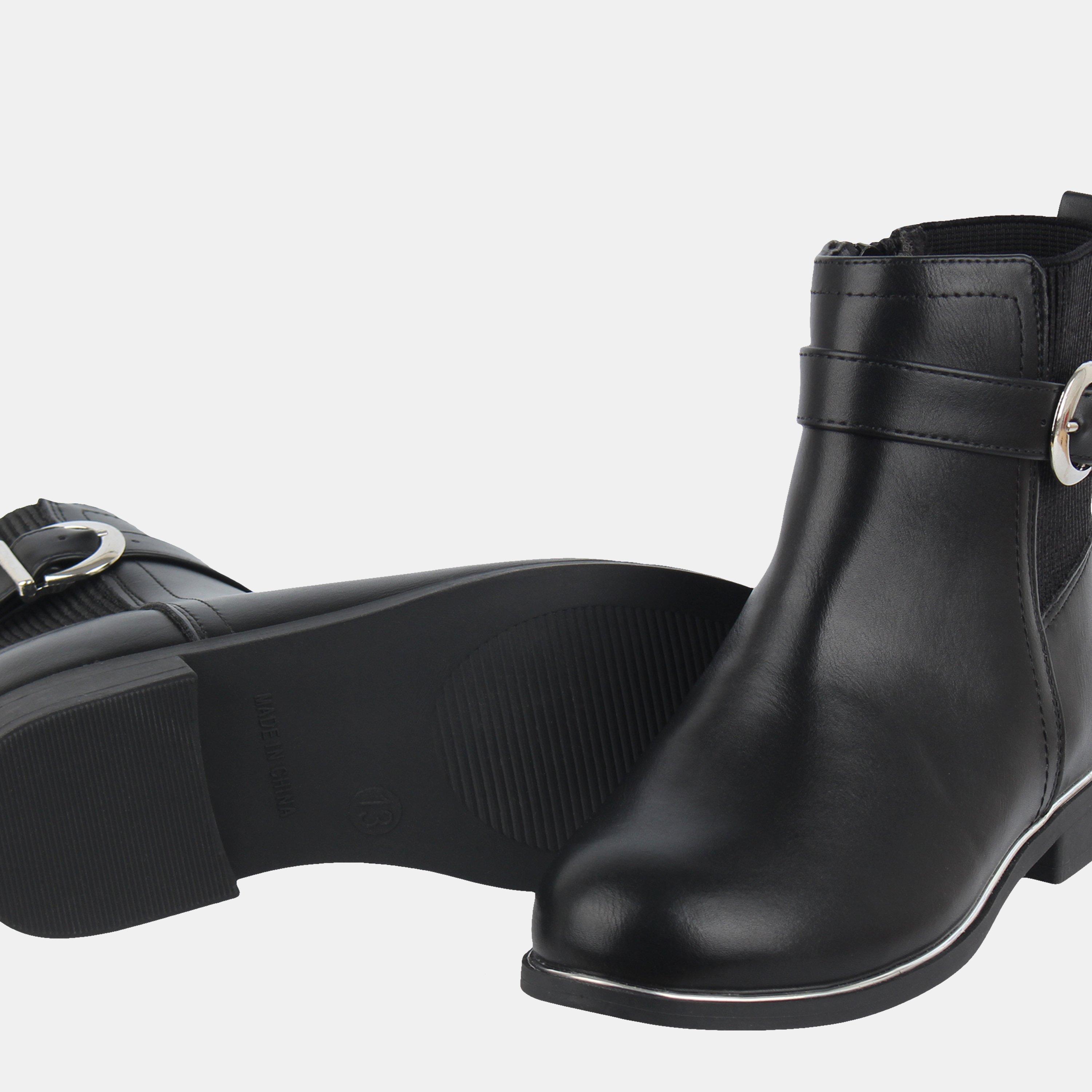 Crna - Miso - Buckle Boots Childrens - 5