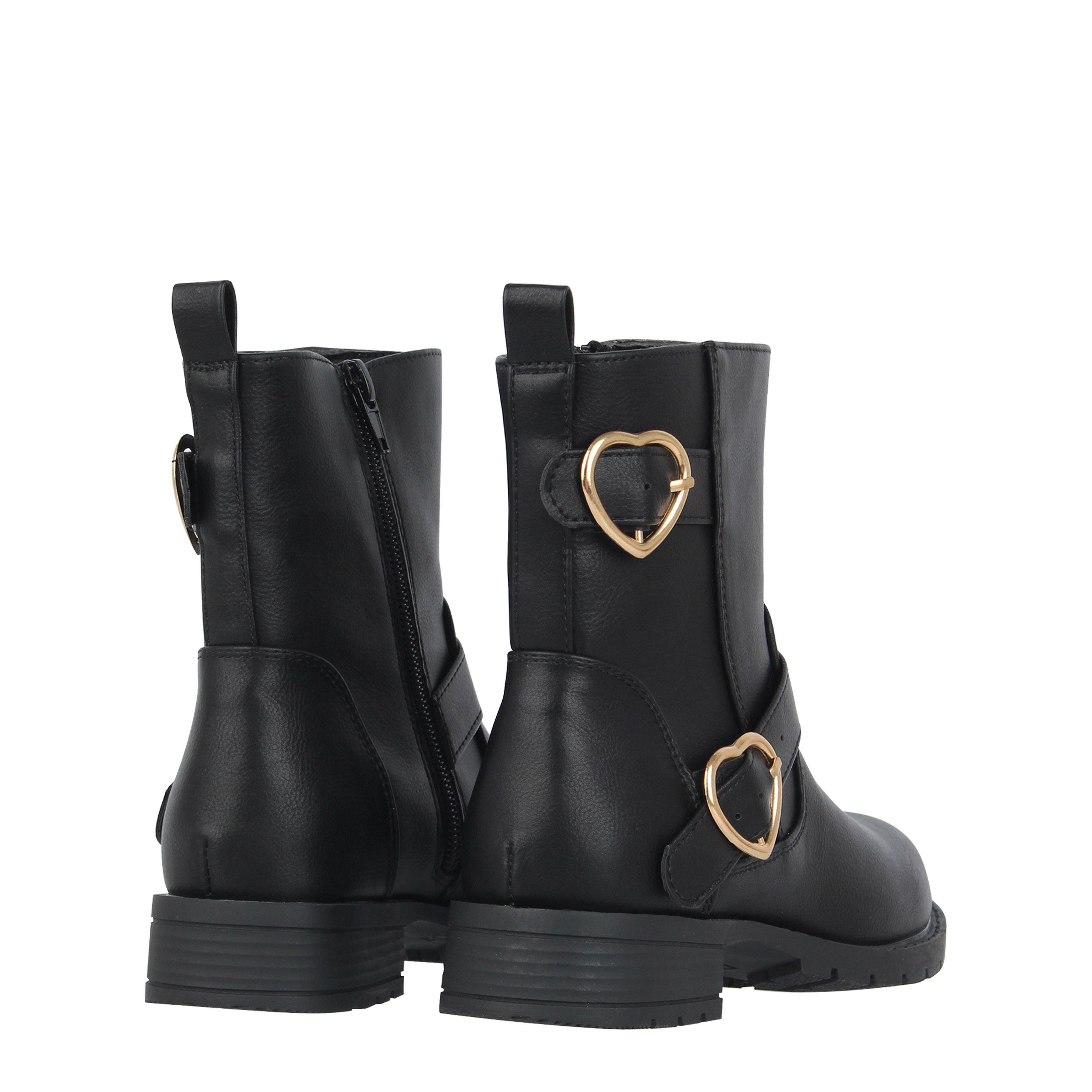 Crna - Miso - Bella Biker Boots Childrens - 4