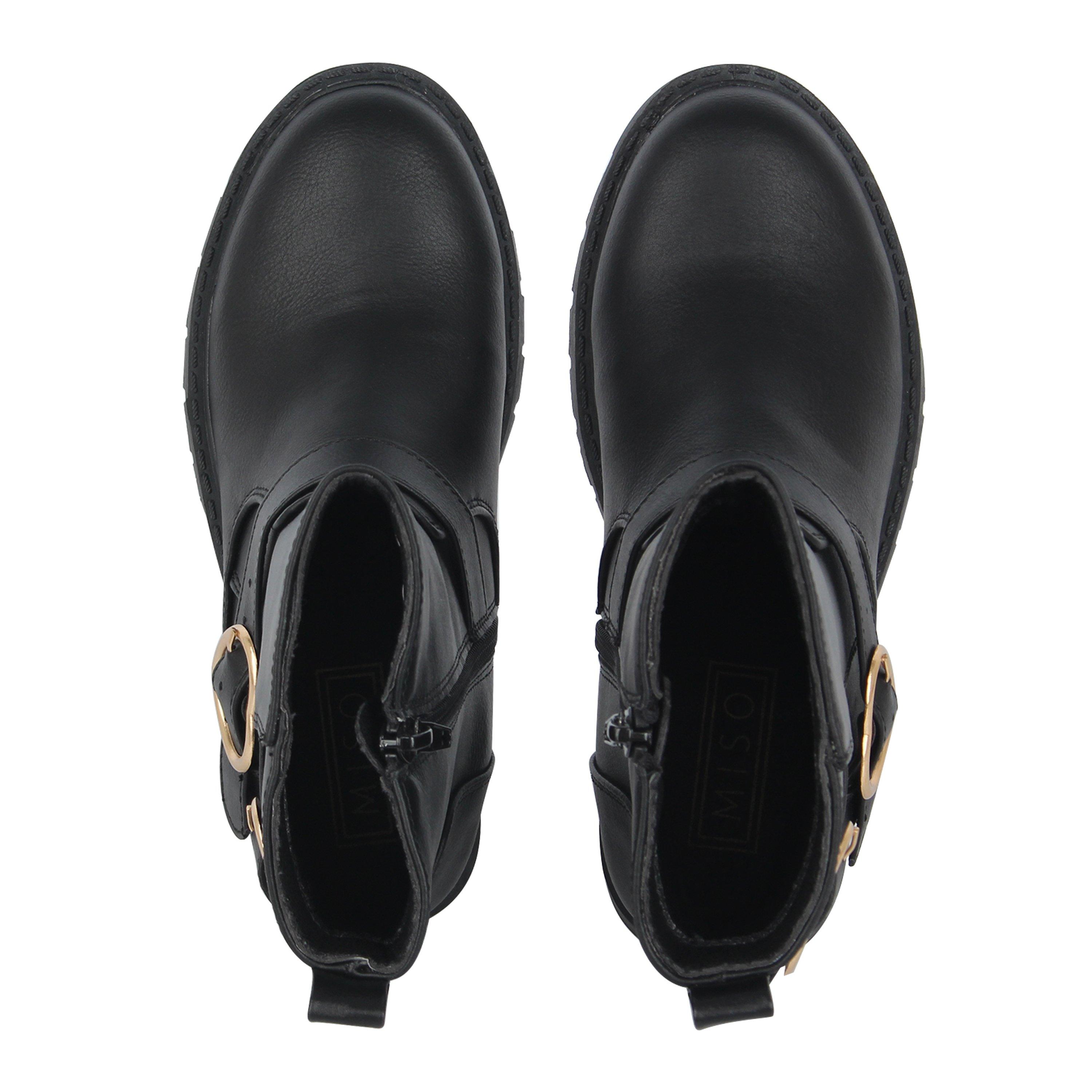 Crna - Miso - Bella Biker Boots Childrens - 5