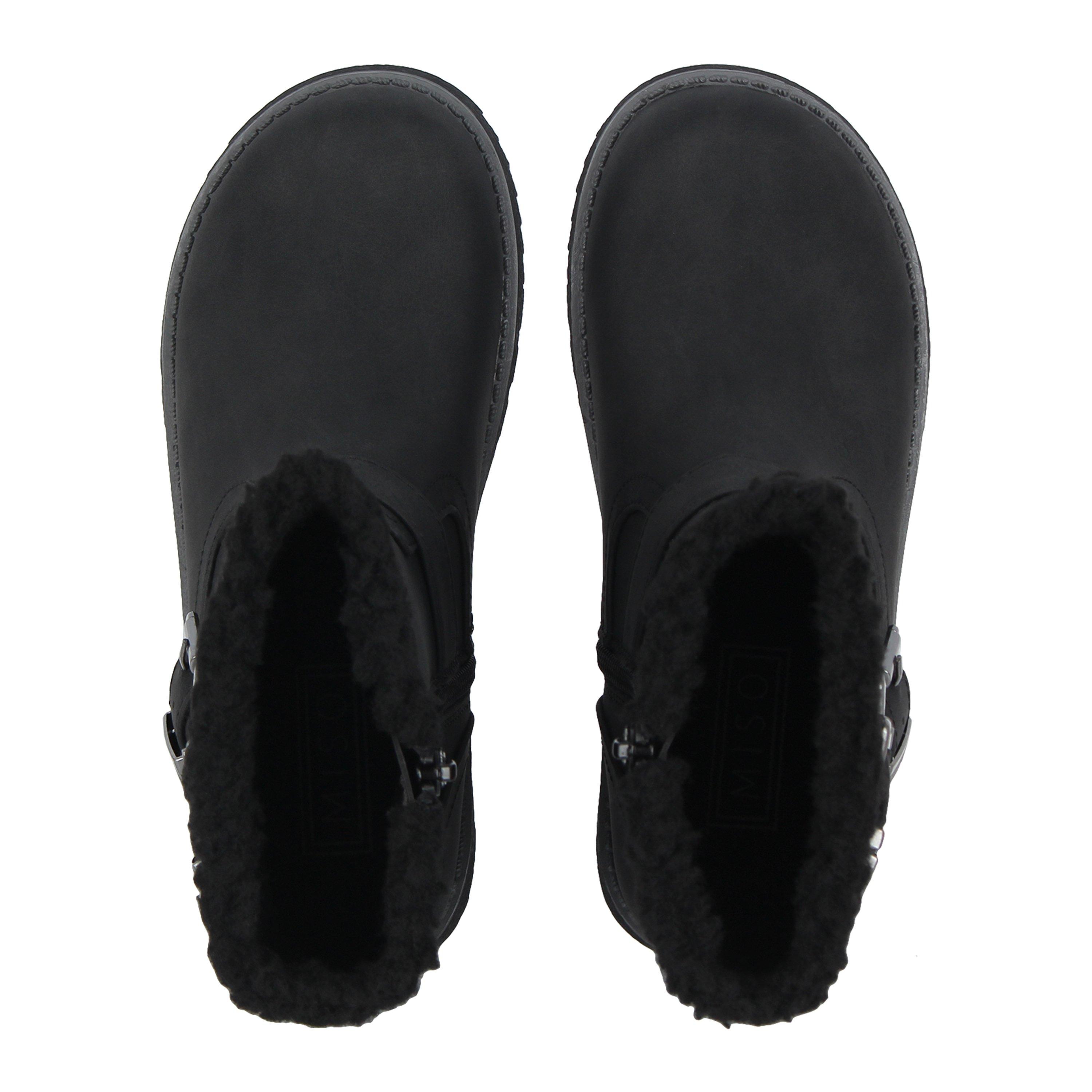 Zwart - Miso - Faith Child Girls Biker Boots - 5