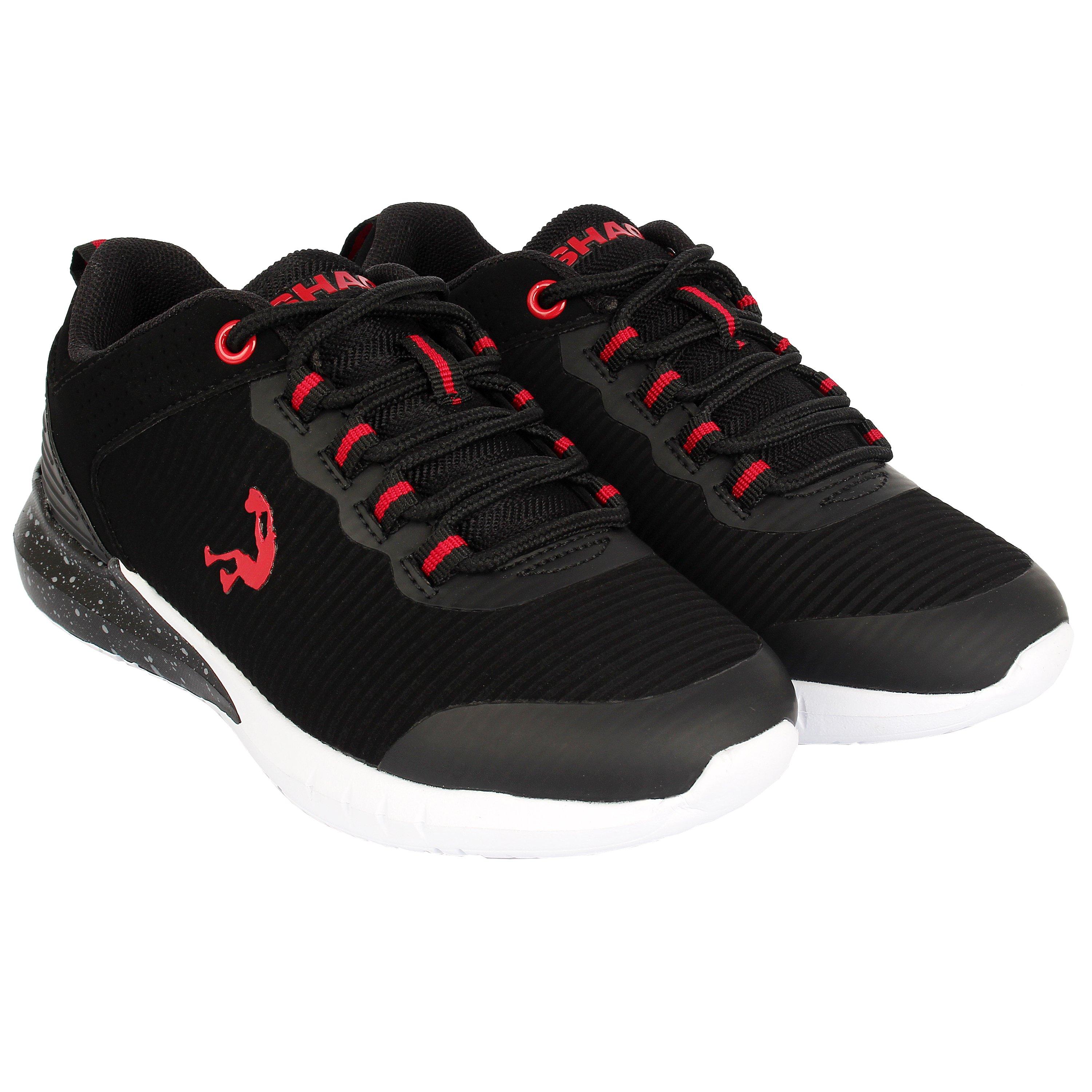 Noir/Rouge - SHAQ - Explosive Basketball Trainers Childrens - 5
