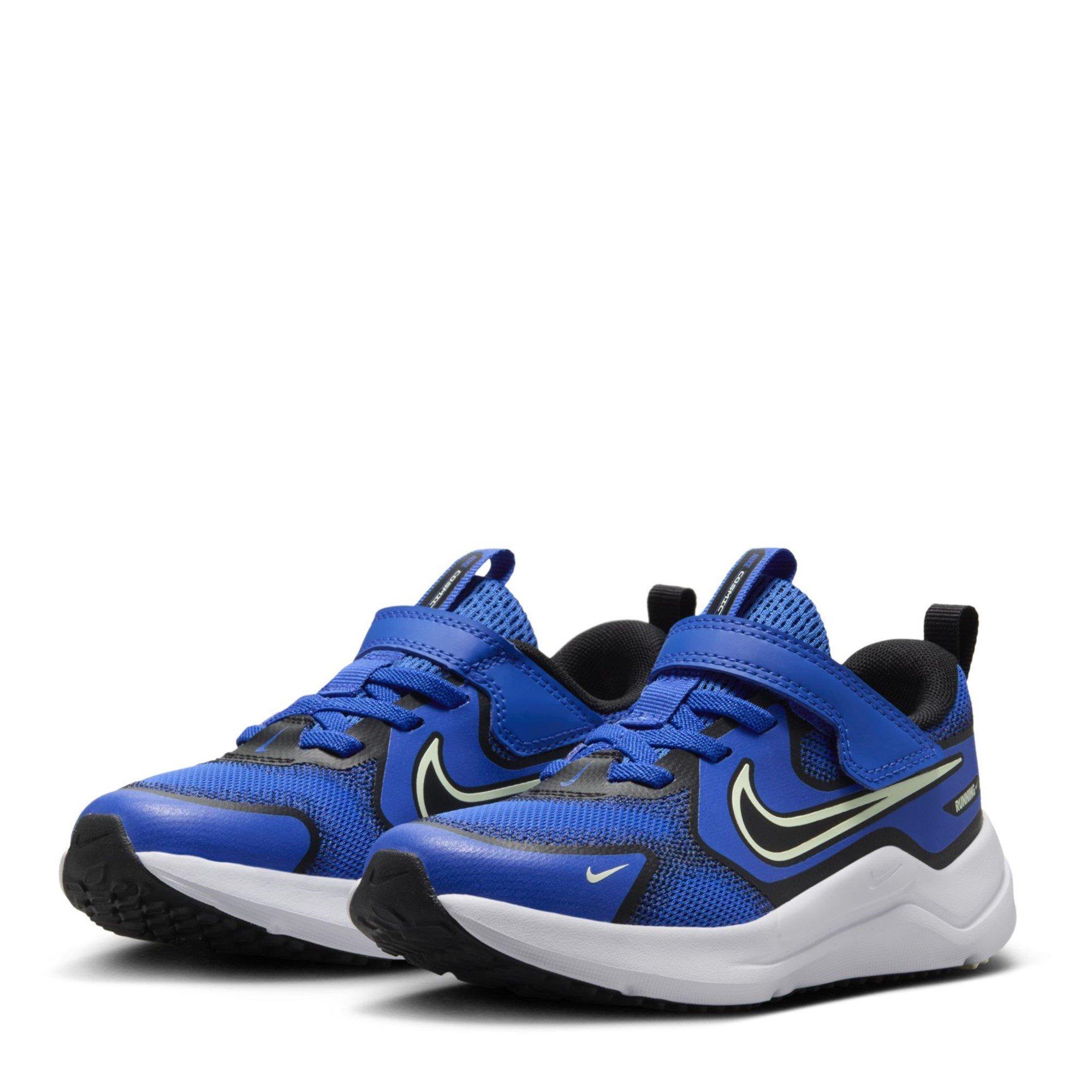 Hyper Royal/Blk - Nike - Cosmic Runner Childrens Shoes - 4
