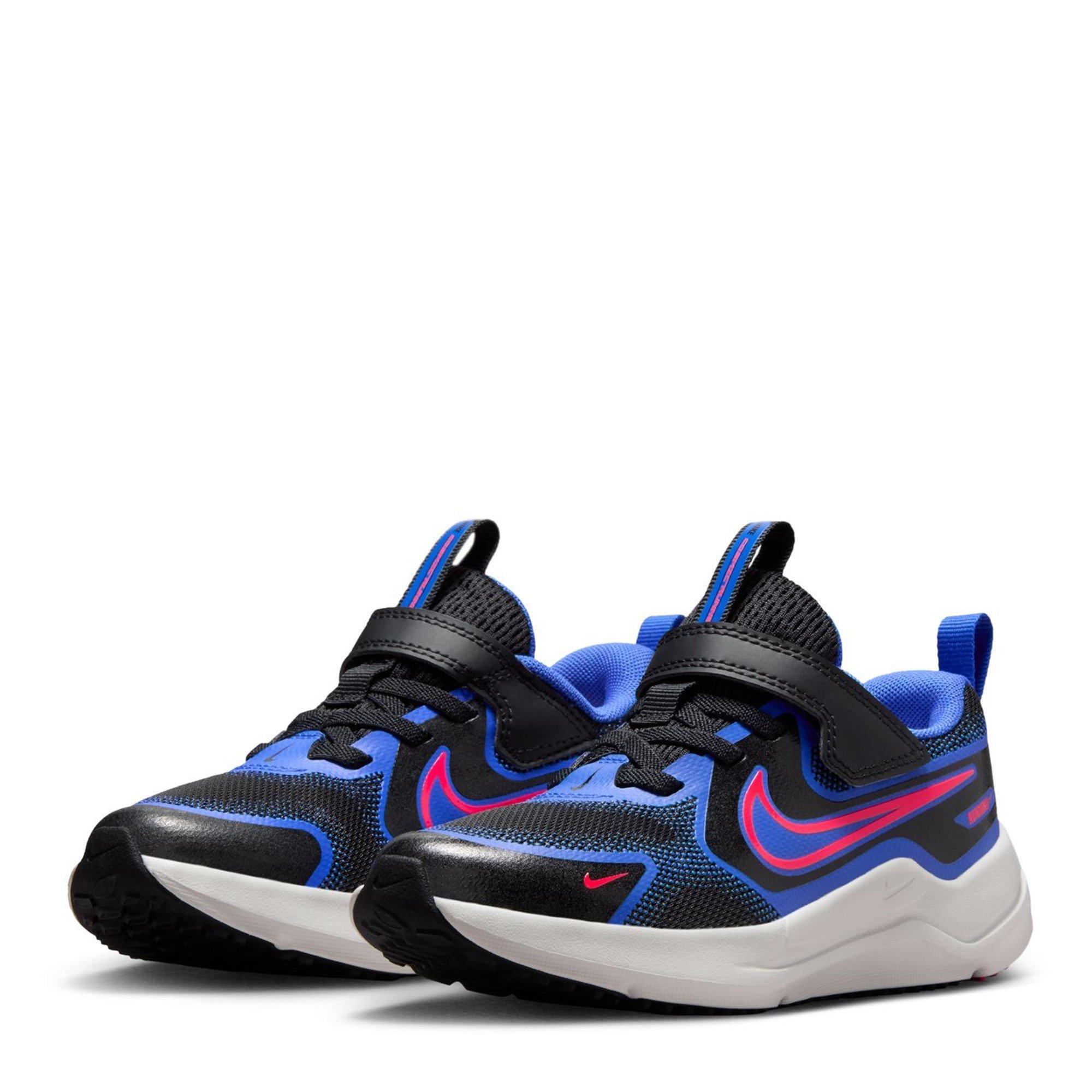 Blk/Crim-Royal - Nike - Nike Cosmic Runner Childrens Shoes - 3