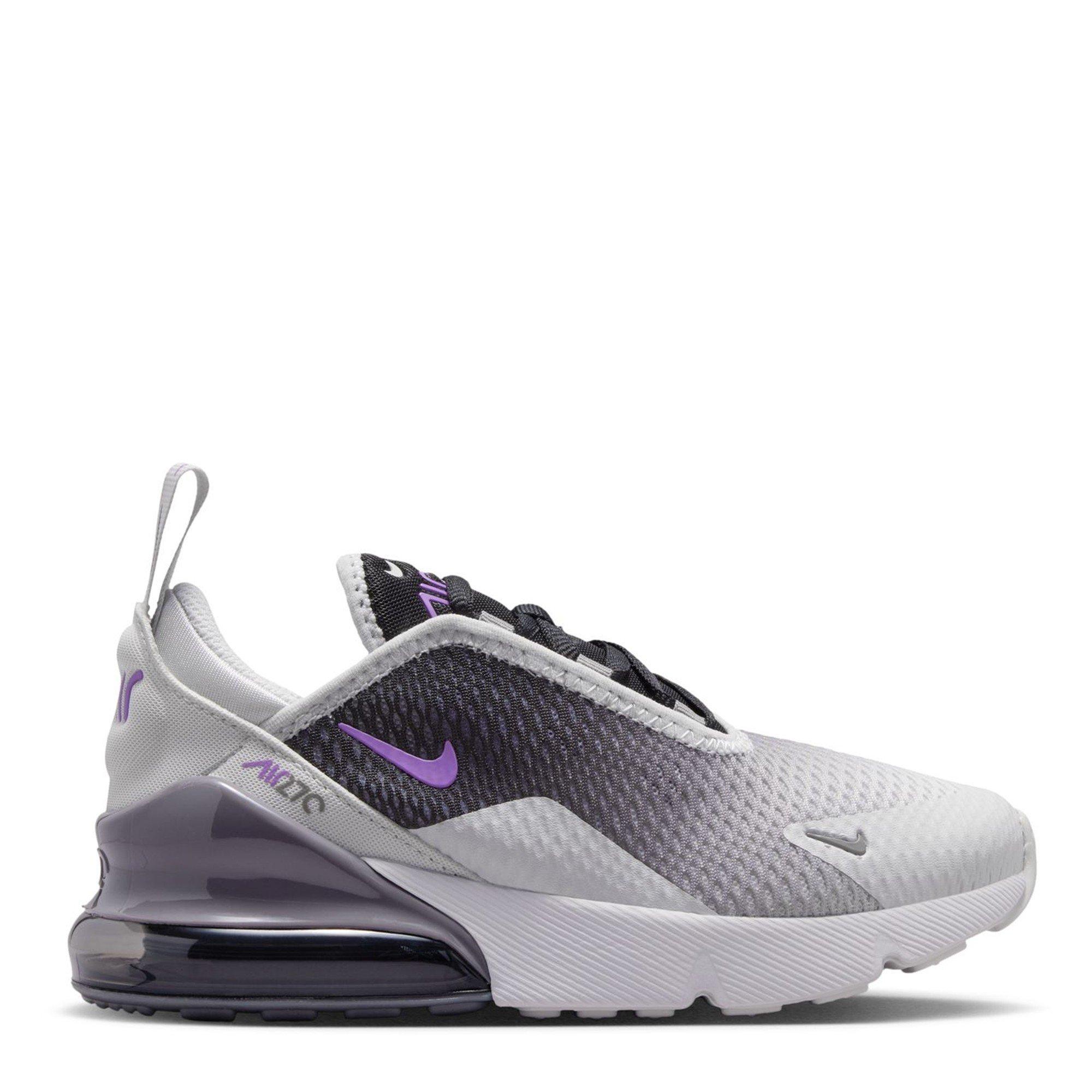 Nike Boys Air Max 270 Childrens Trainers - Dust Violet - C12 (30)