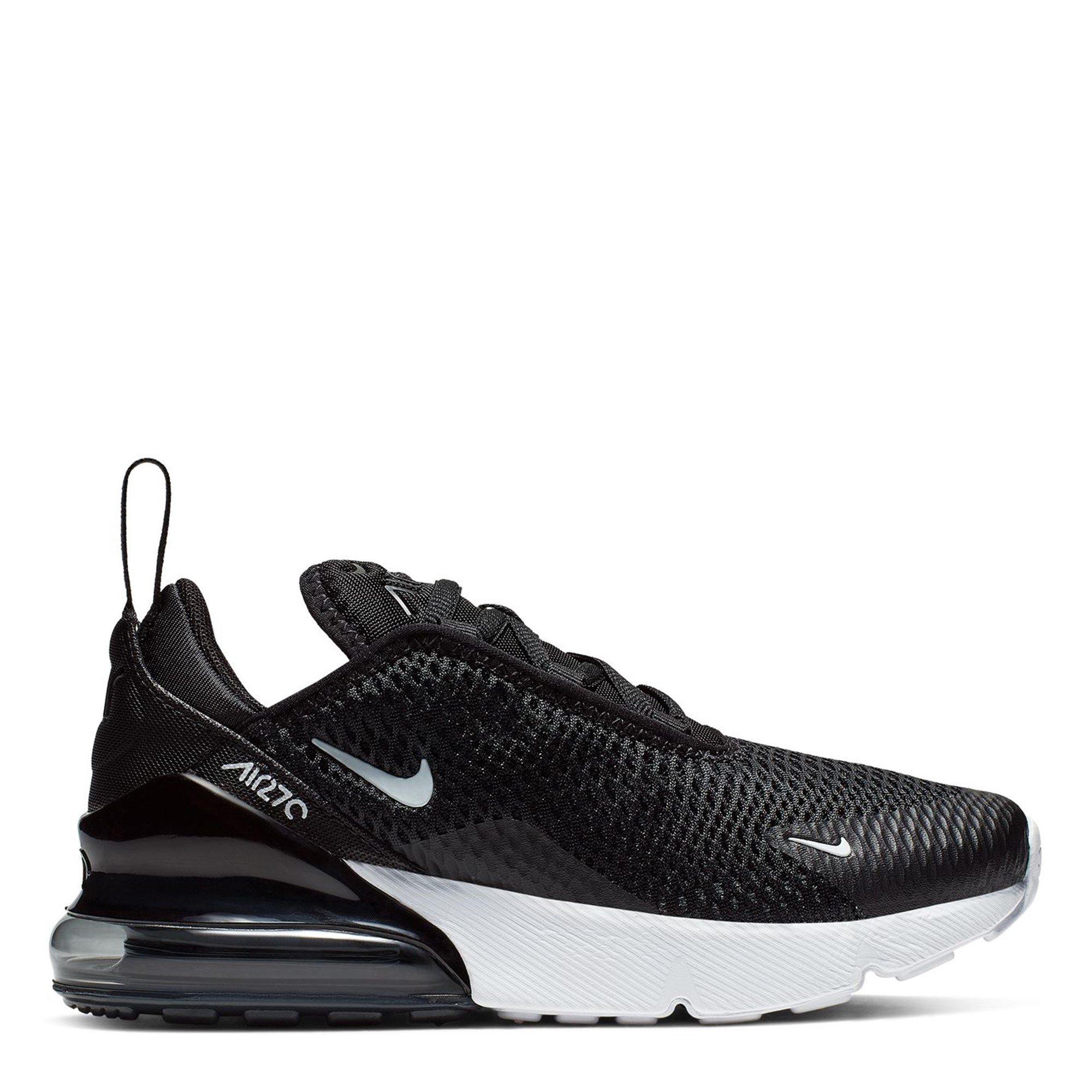 Black/White - Nike - Air Max 270 Childrens Trainers - 1