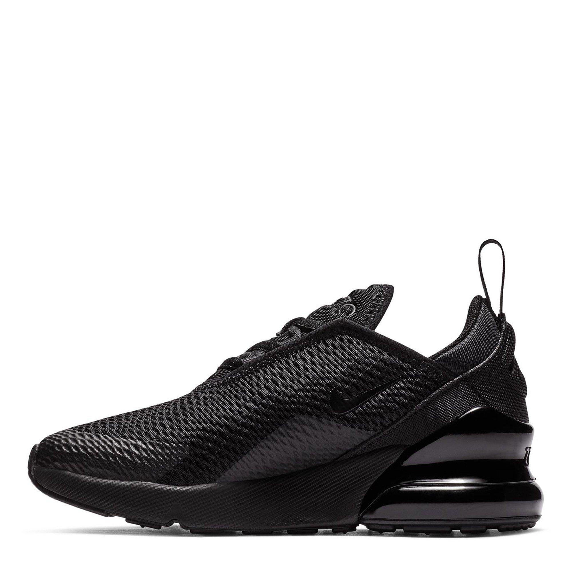 Triple Black - Nike - Air Max 270 Childrens Trainers - 2