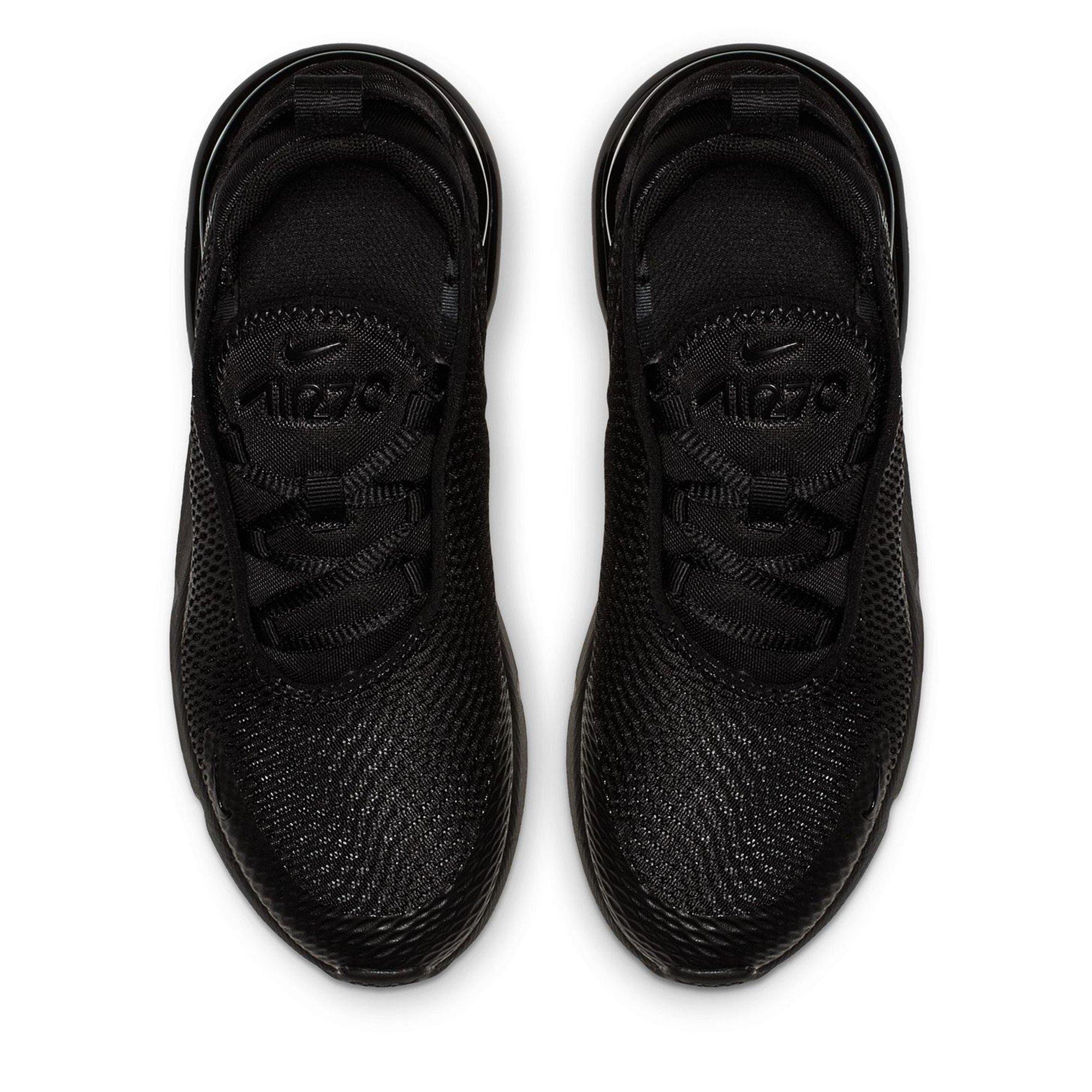 Triple Black - Nike - Air Max 270 Childrens Trainers - 3
