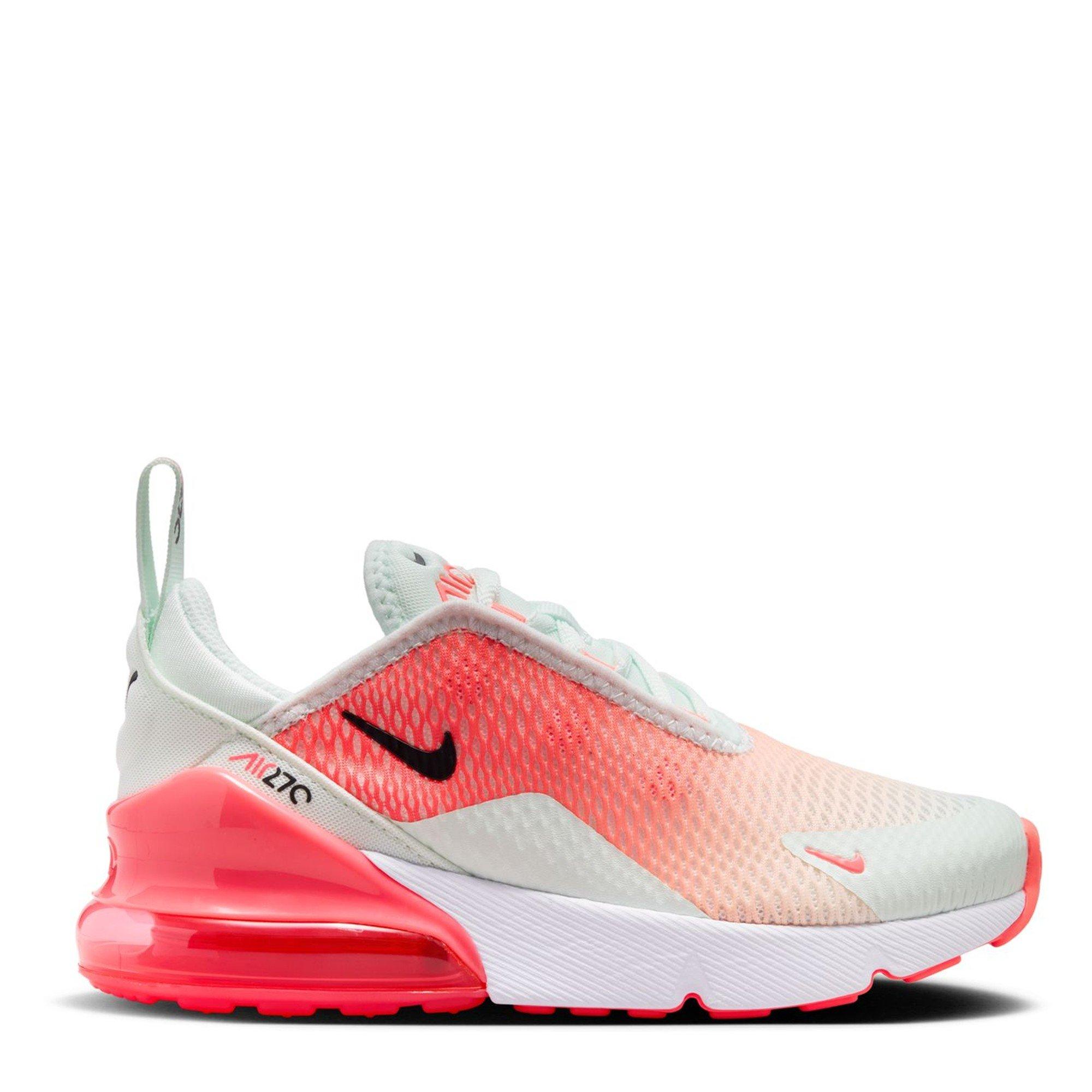 Nike Boys Air Max 270 Childrens Trainers - Barely Green - C12 (30)