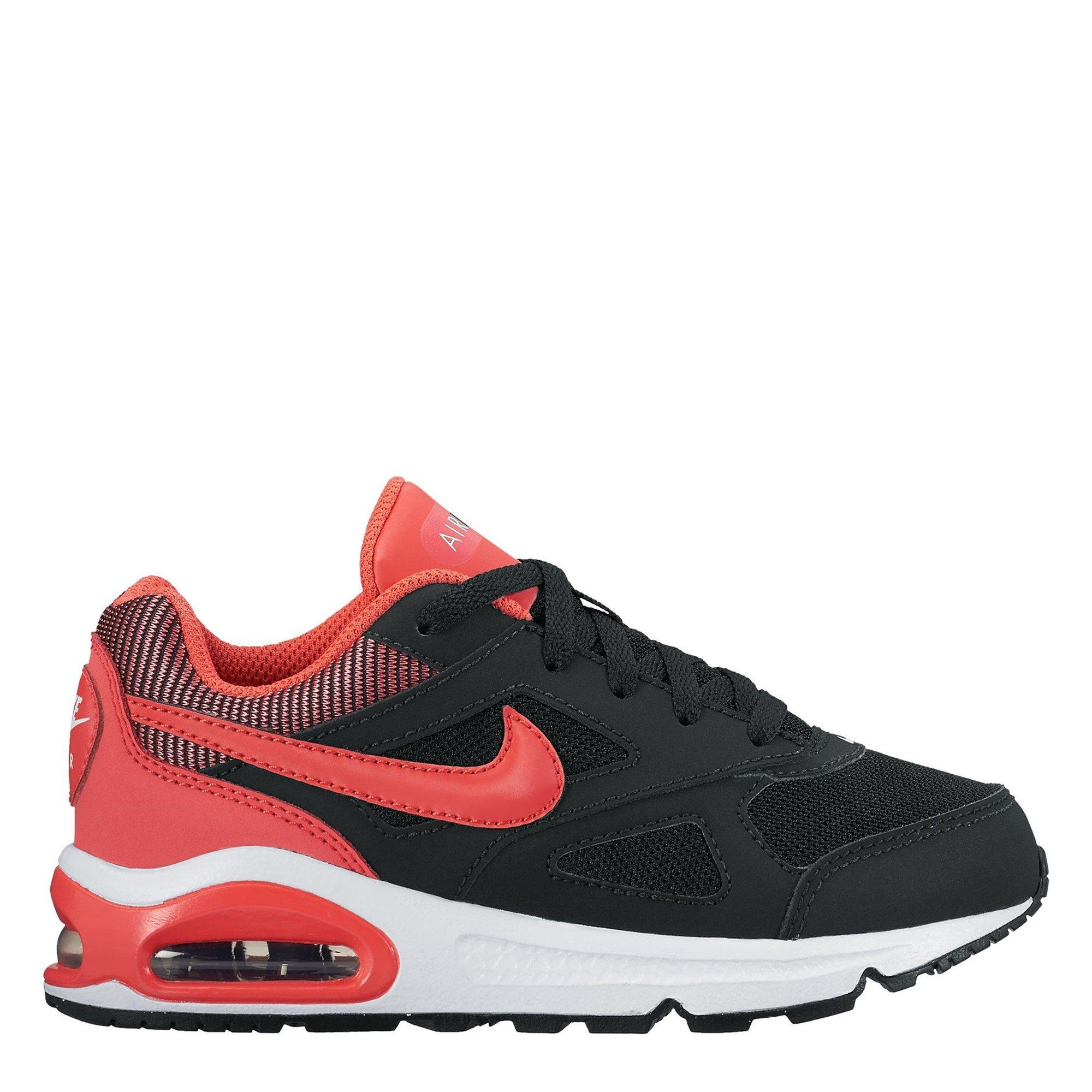 Nike Boys Air Max Ivo Childrens Shoes - Black/Ember - C13 (31.5)