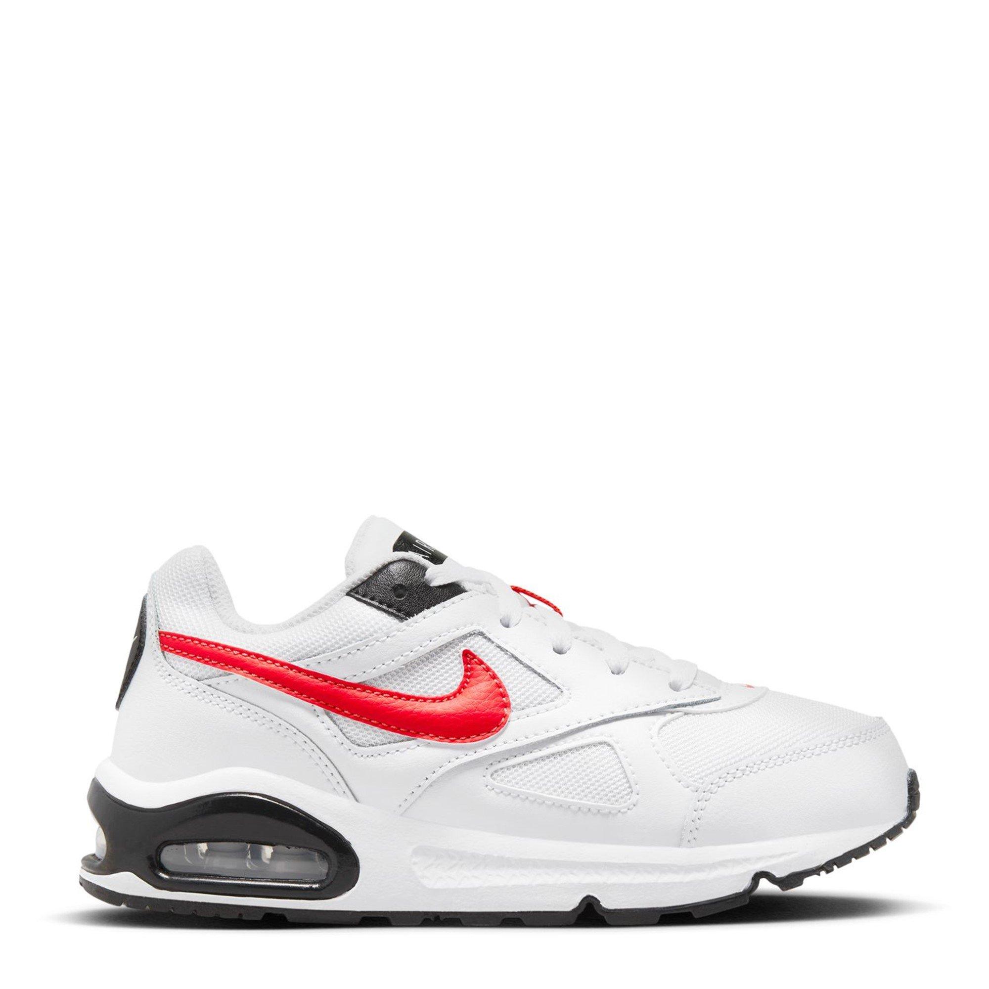 Nike Boys Air Max Ivo Childrens Shoes - White/Orange - C13 (31.5)