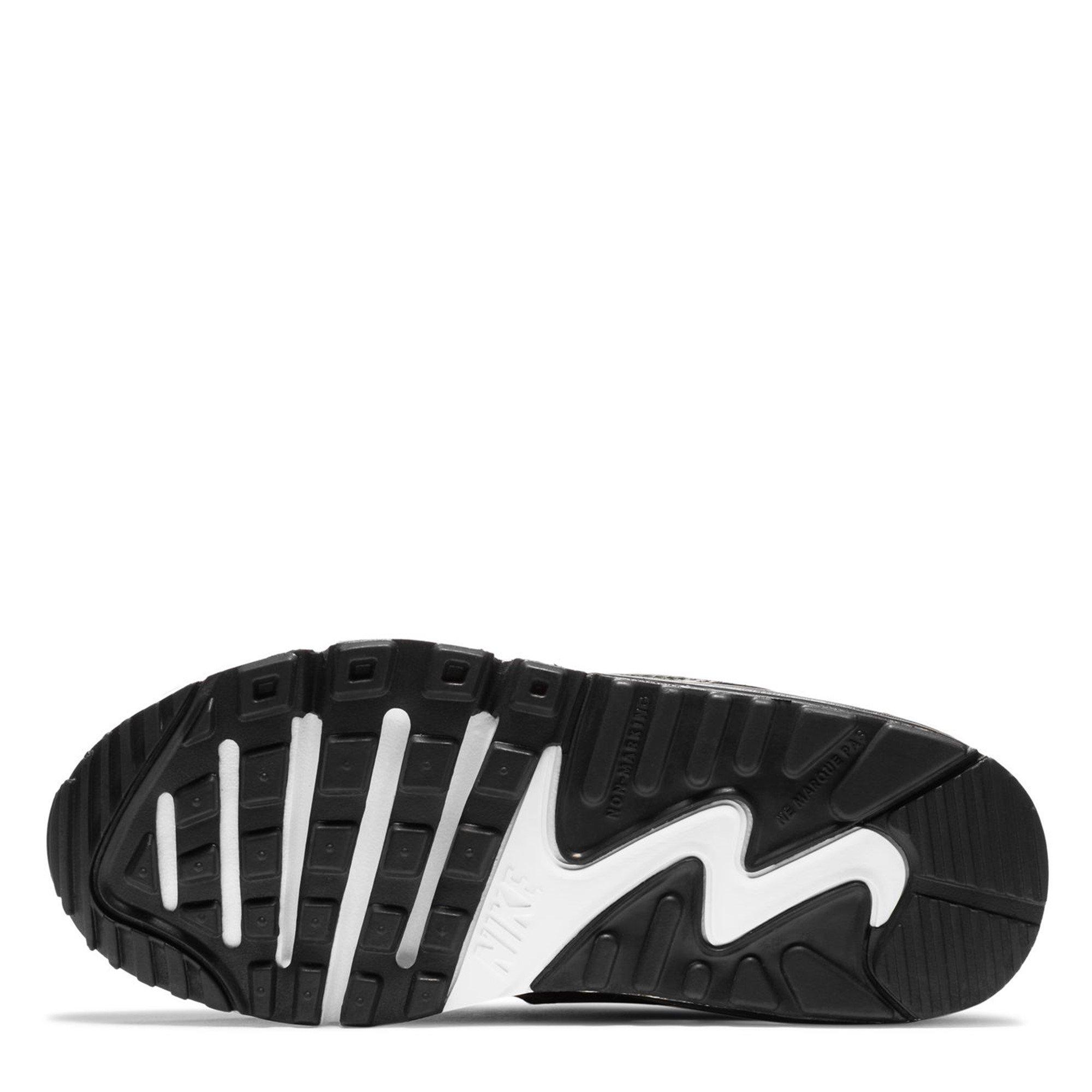 Negro/Blanco - Nike - Air Max 90 Little Kids' Shoes - 6