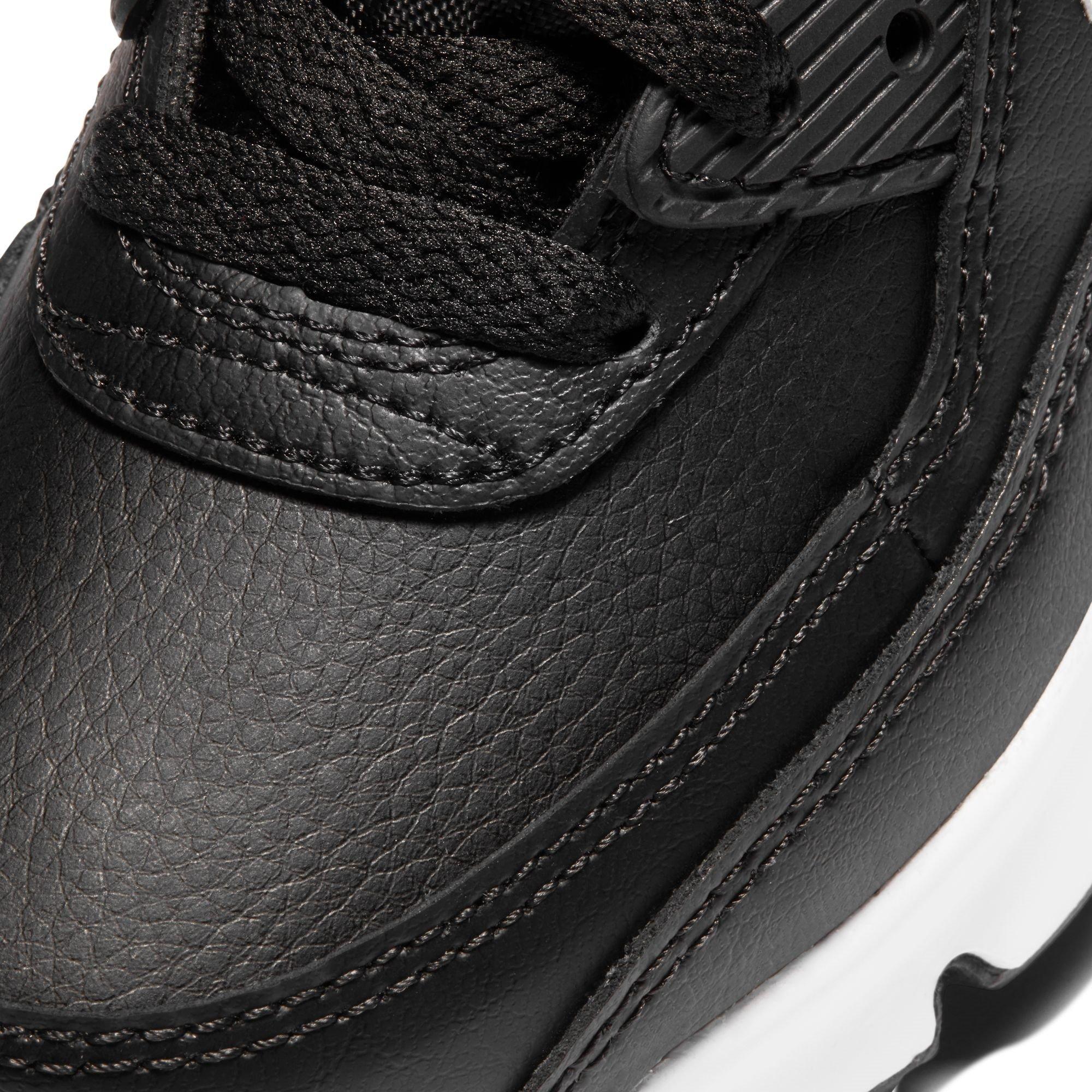 Negro/Blanco - Nike - Air Max 90 Little Kids' Shoes - 7
