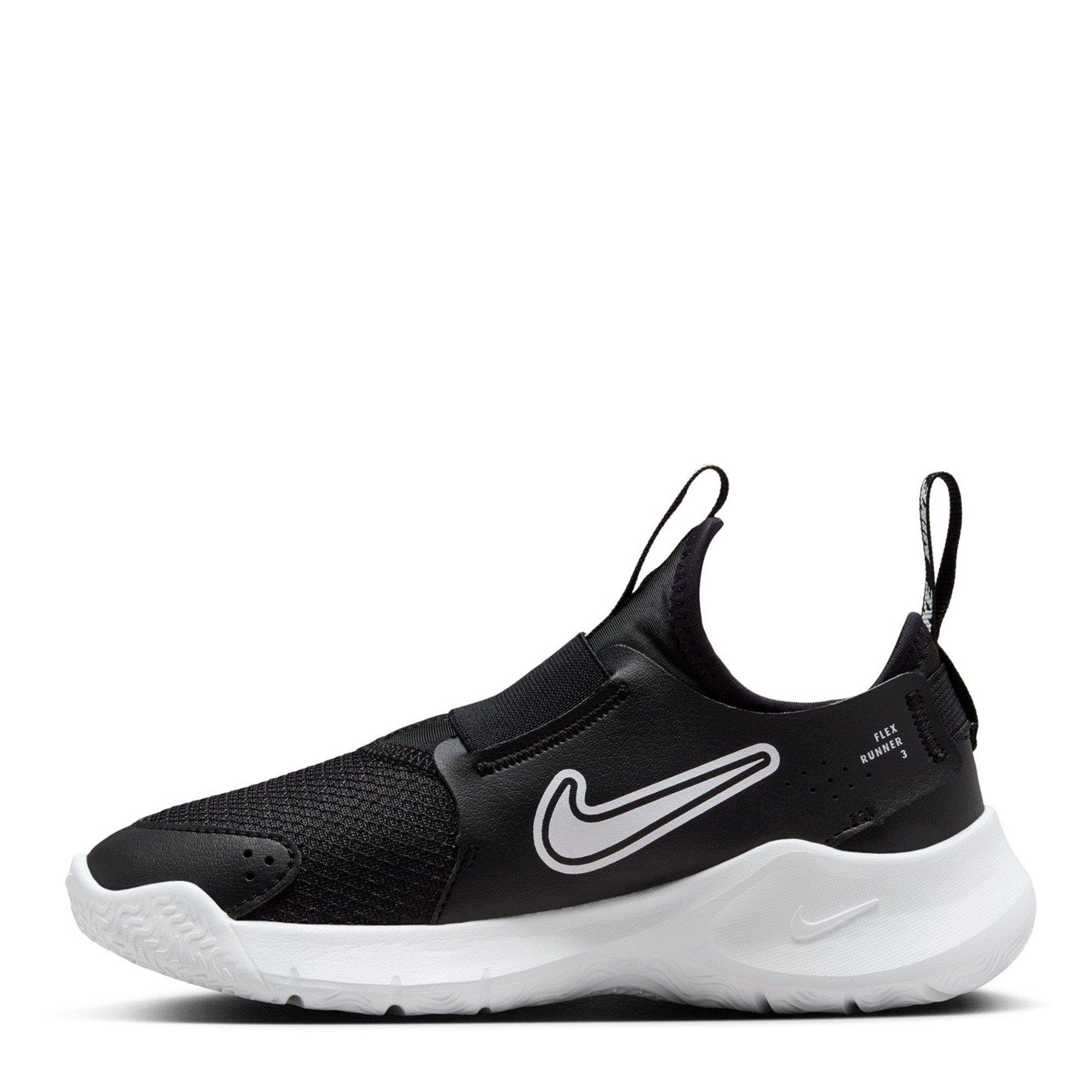 Black/White - Nike - Flex Runner 3 Childrens Shoes - 2
