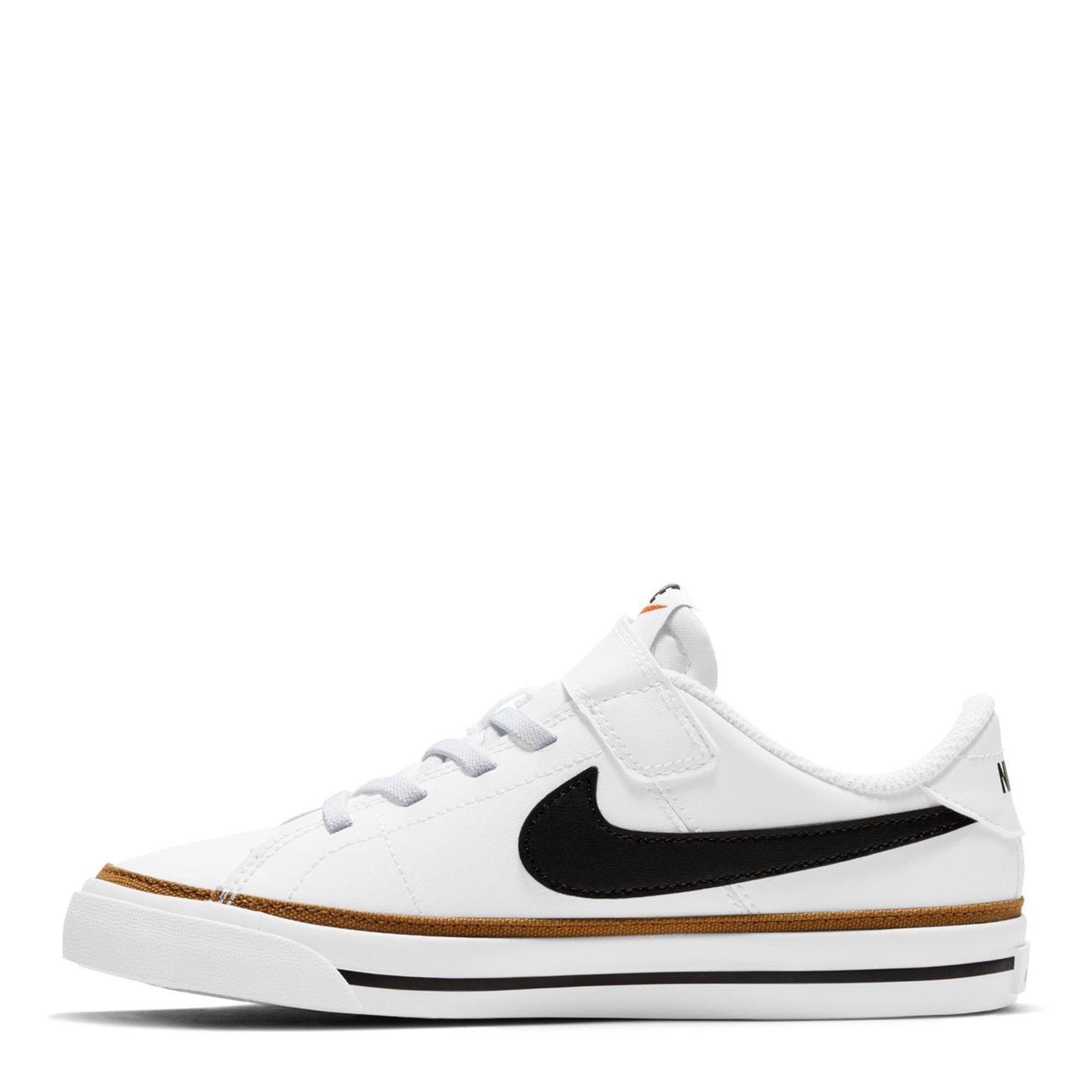 White/Black-Brn - Nike - Court Legacy Childrens Shoes - 2