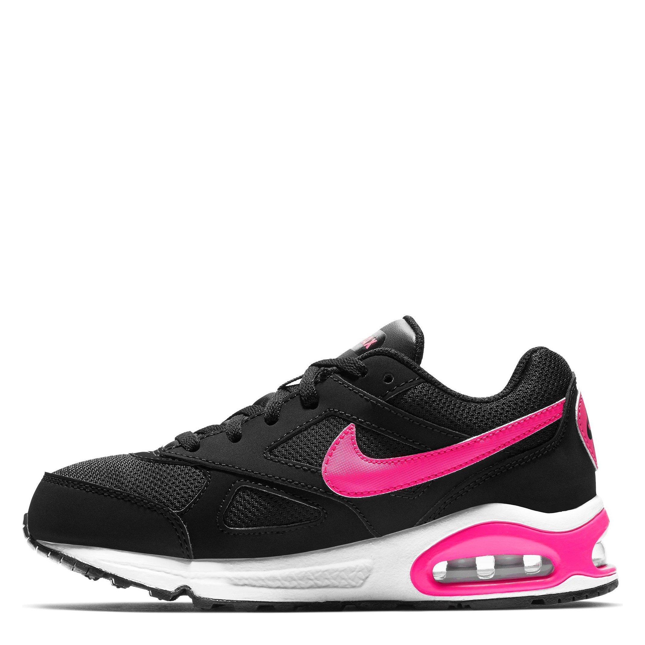 Zwart/Roze - Nike - Air Max IVO Child Girls Trainers - 2