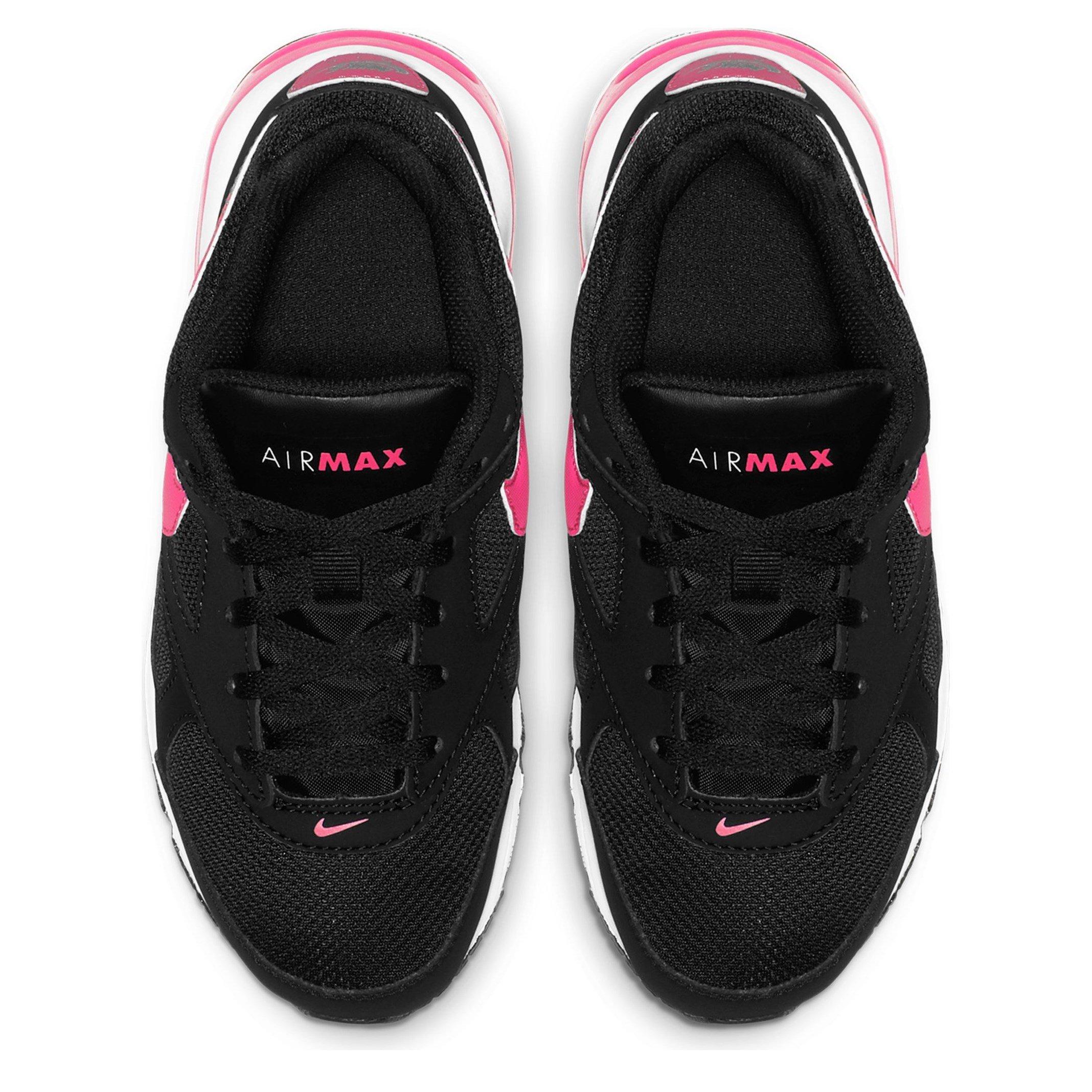 Zwart/Roze - Nike - Air Max IVO Child Girls Trainers - 3