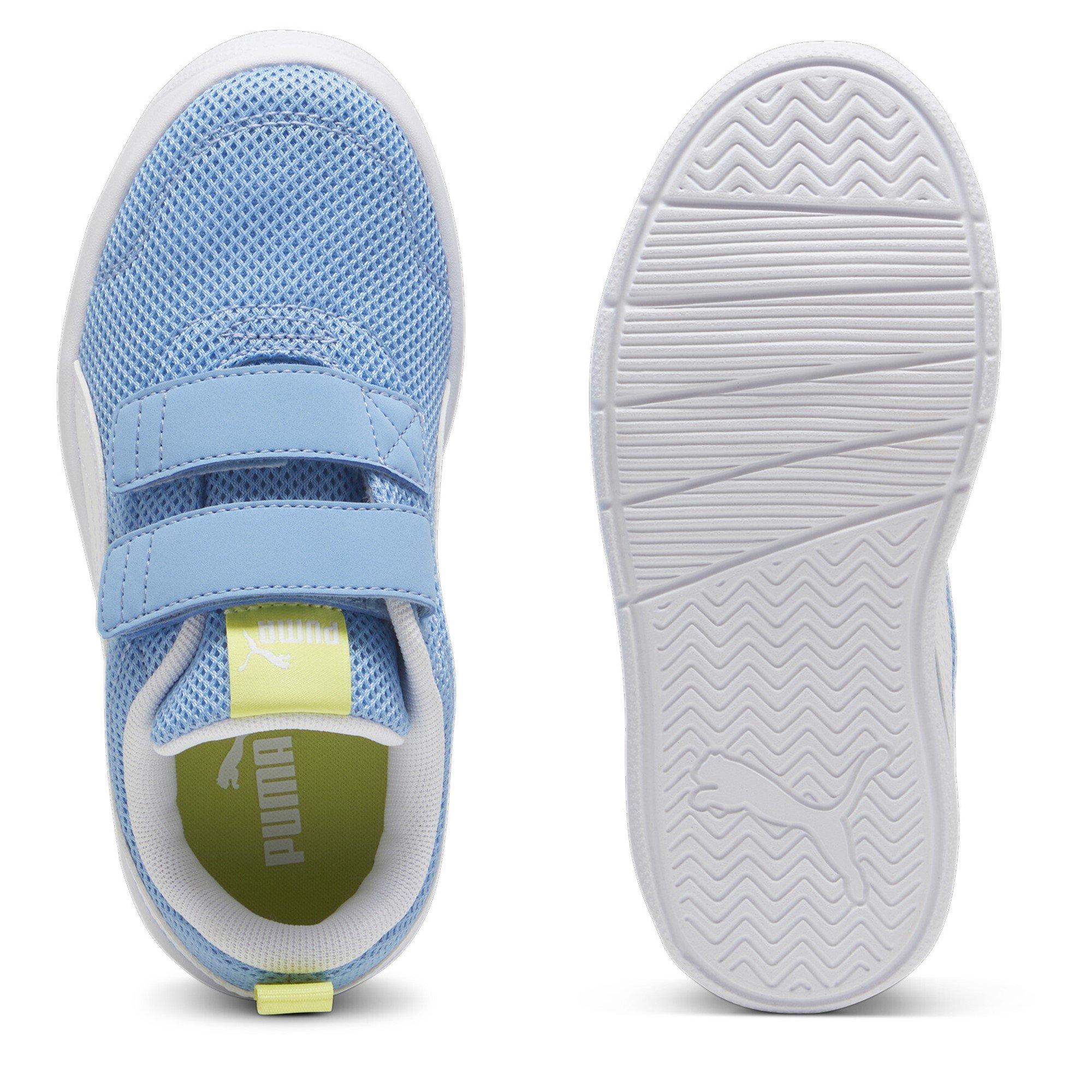 Light Blu-White - Puma - Courtflex V3 Childrens - 3
