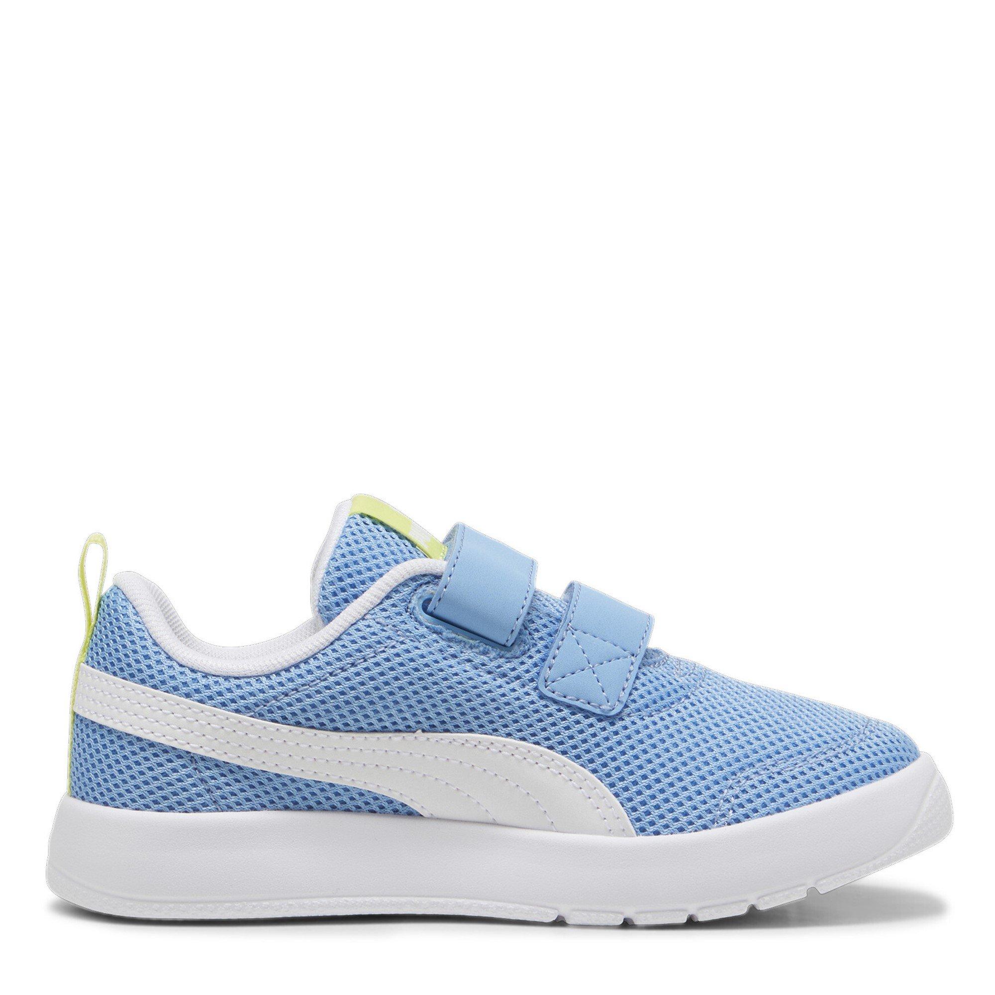 Light Blu-White - Puma - Courtflex V3 Childrens - 4