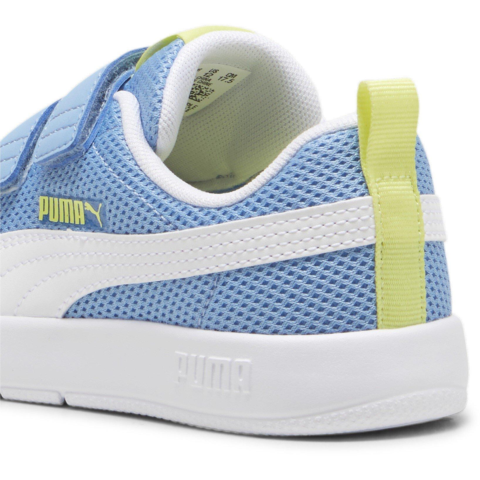 Light Blu-White - Puma - Courtflex V3 Childrens - 5