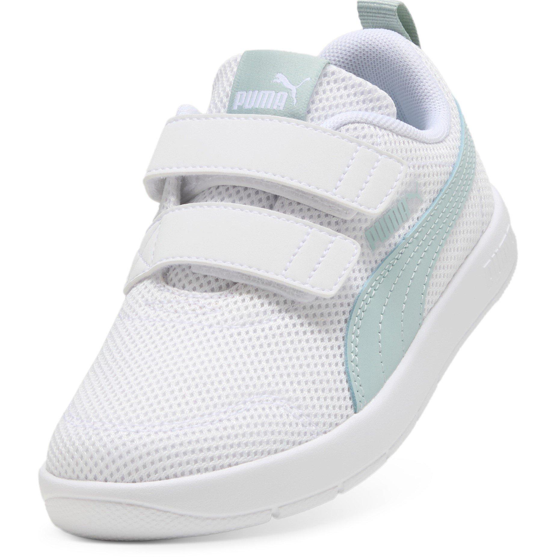 Puma White-Mint - Puma - Courtflex V3 Childrens Shoes - 6