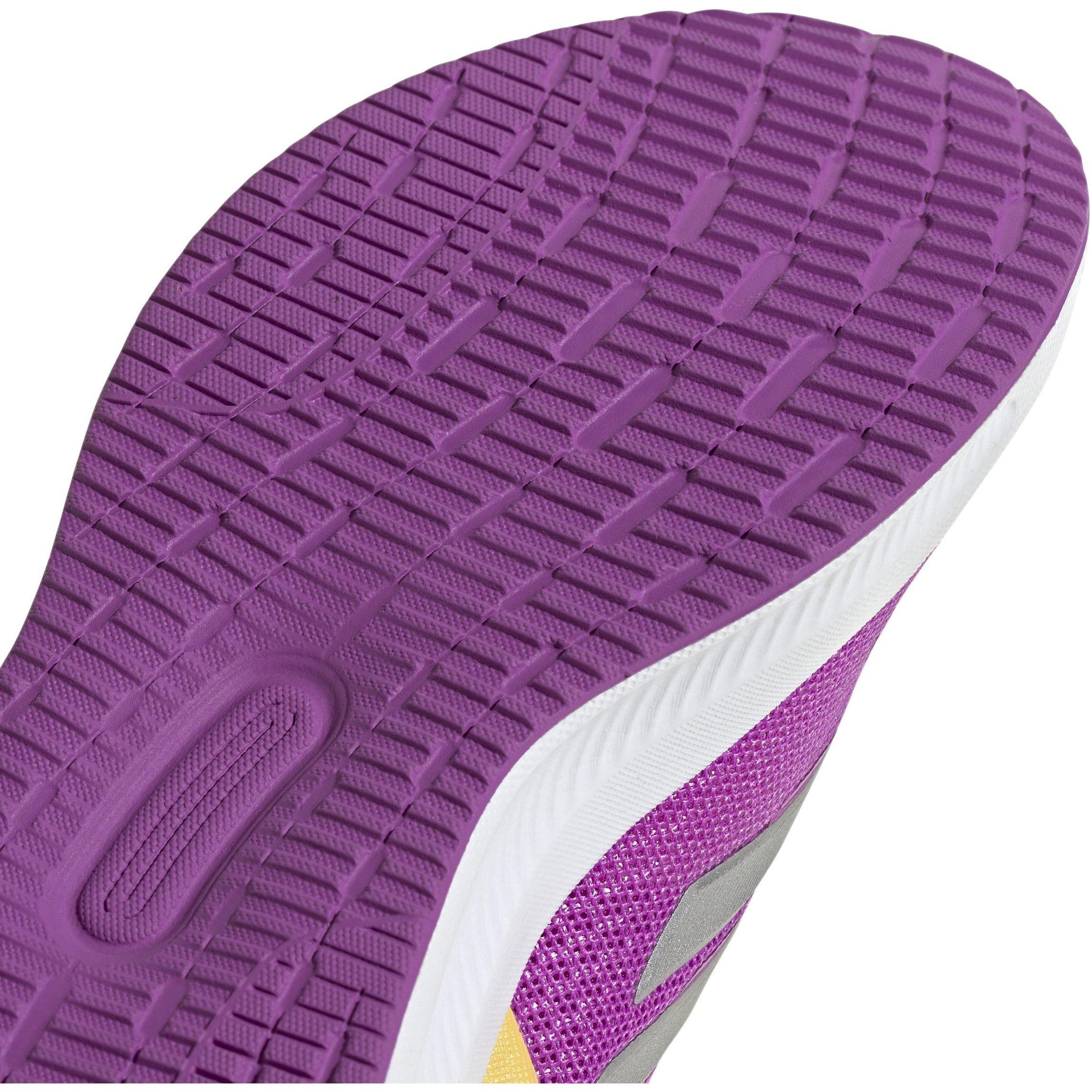 Purple/Silver - adidas - Runfalcon 5 Juniors Running Shoes - 8