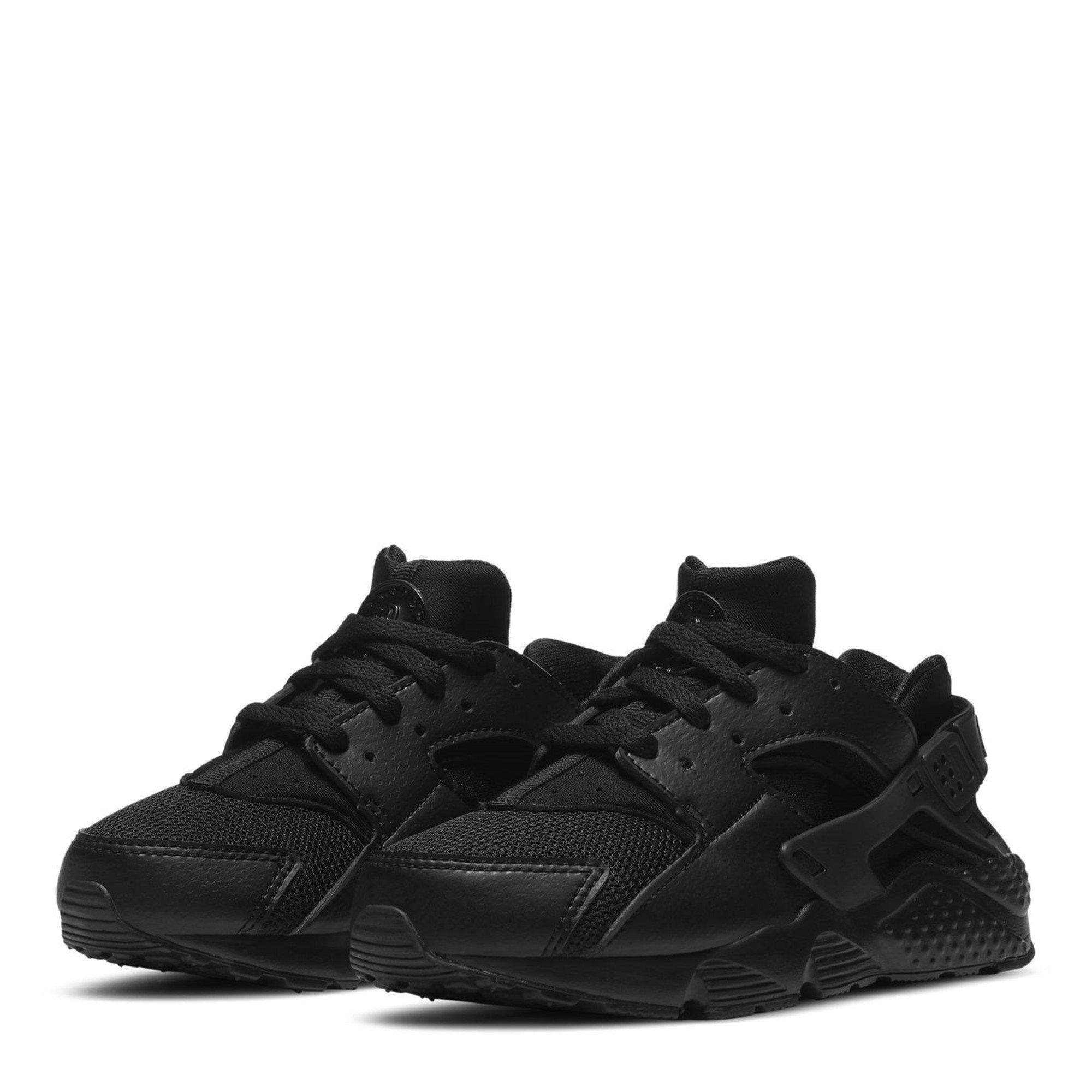 Triple Black - Nike - Huarache Run Little Kids' Shoes - 3
