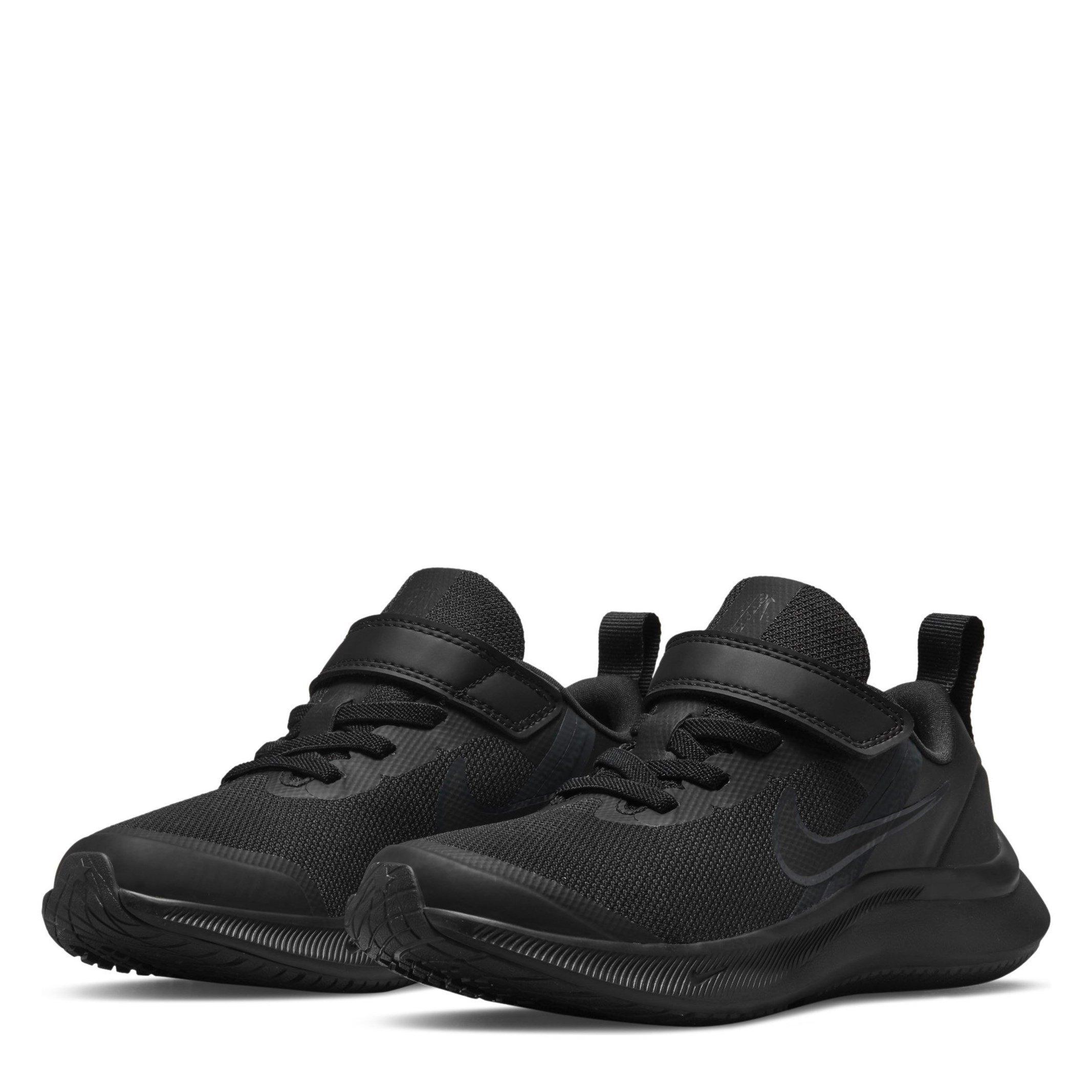 Triple Black - Nike - Star Runner 3 Little Kids' Trainers - 3