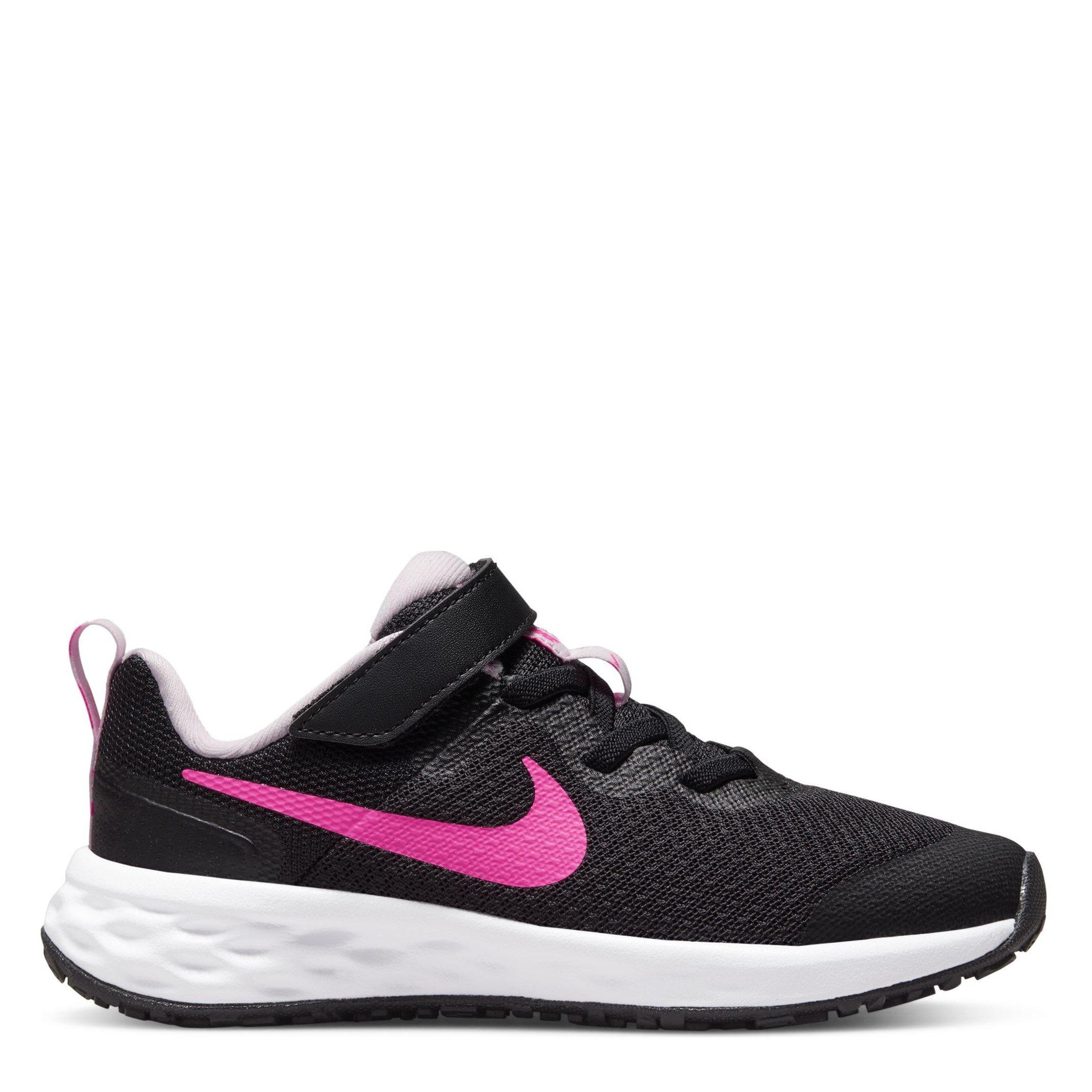 Negro/Rosa - Nike - Revolution 6 Little Kids' Shoes - 1