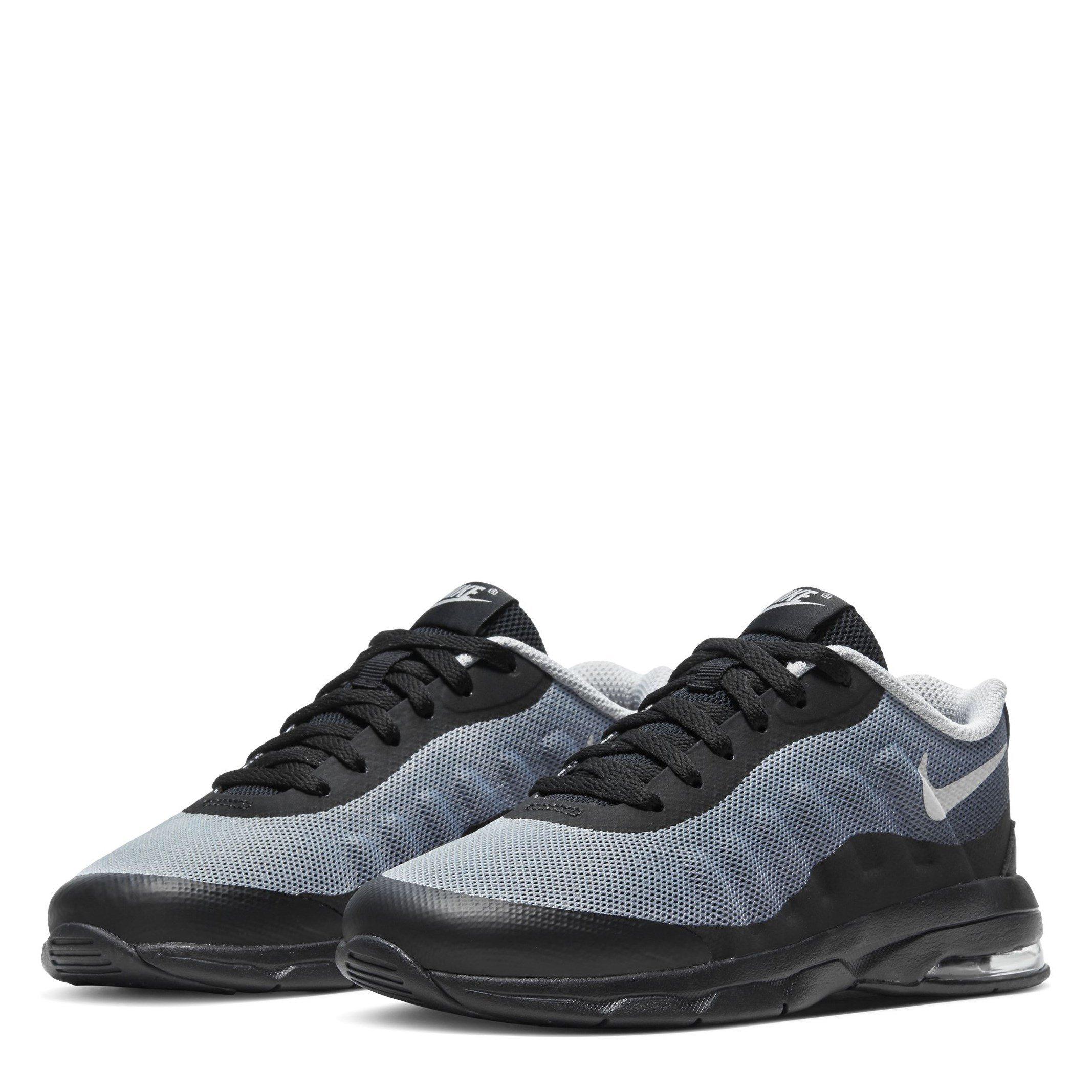 Crno/Bijelo/Sivo - Nike - Air Max Invigor PS Child Boys Trainers - 3
