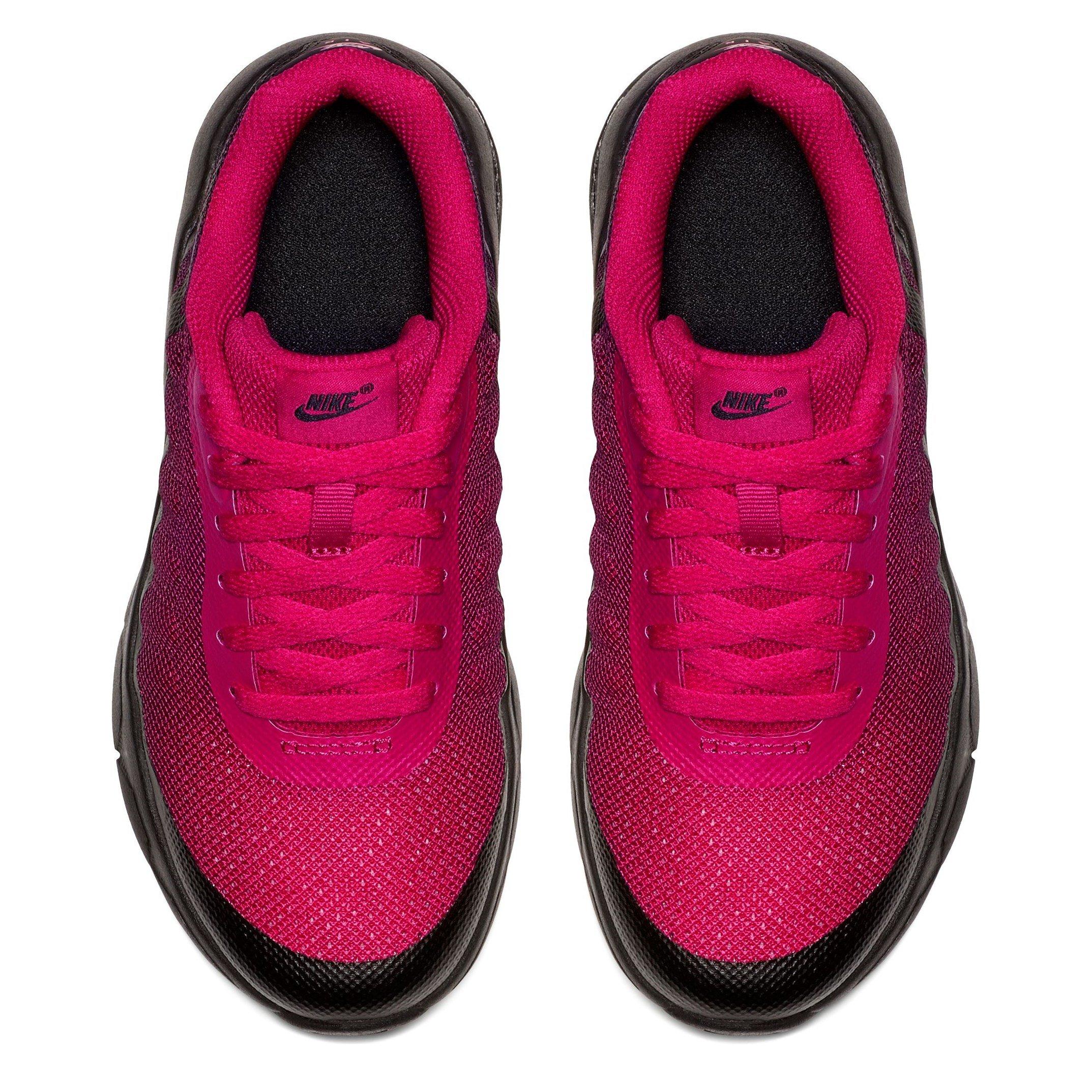 Pink/Black - Nike - Air Max Invigor Print Pre-School Child Girls Trainers - 3