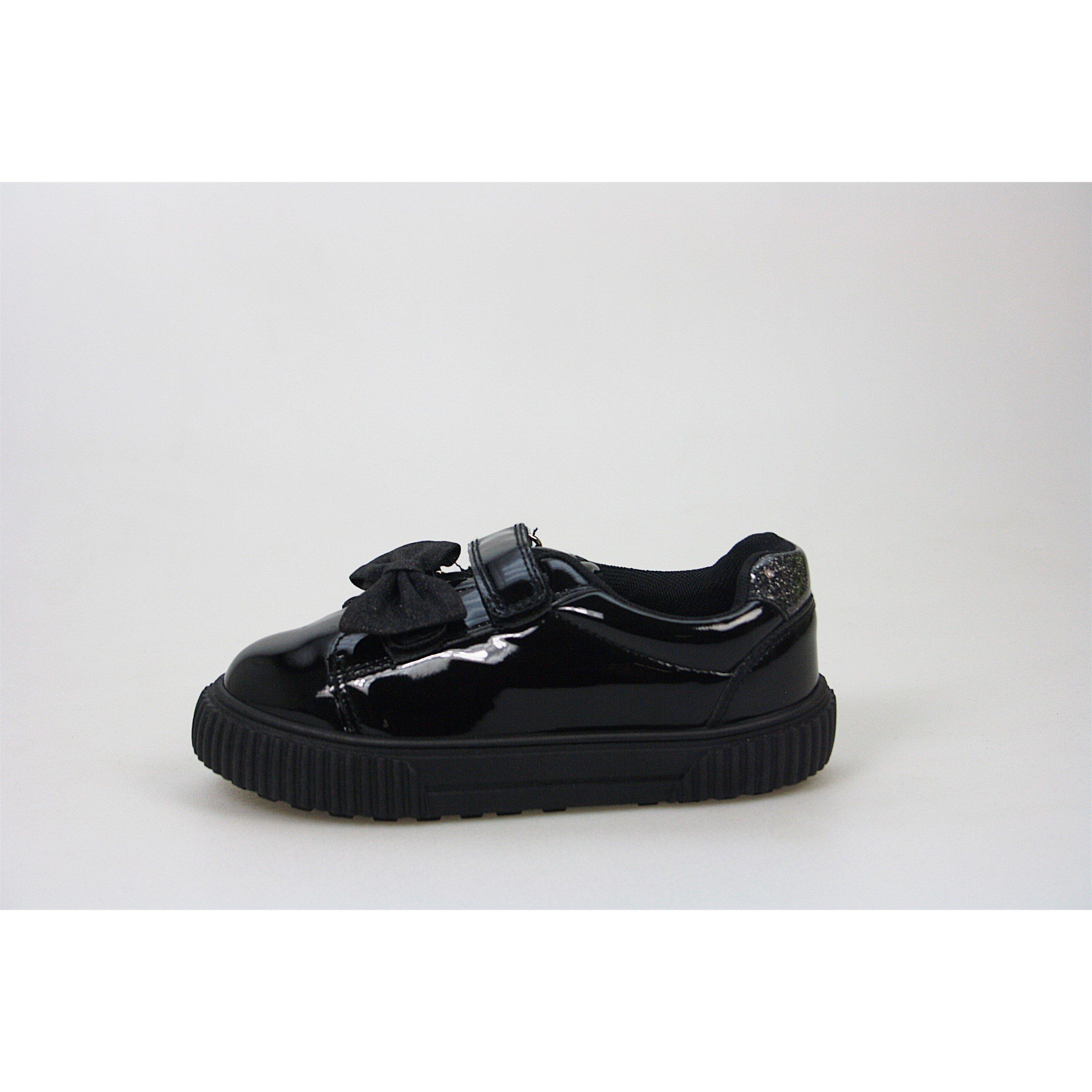 Black - Buckle My Shoe - Velcro Pump In99 - 2