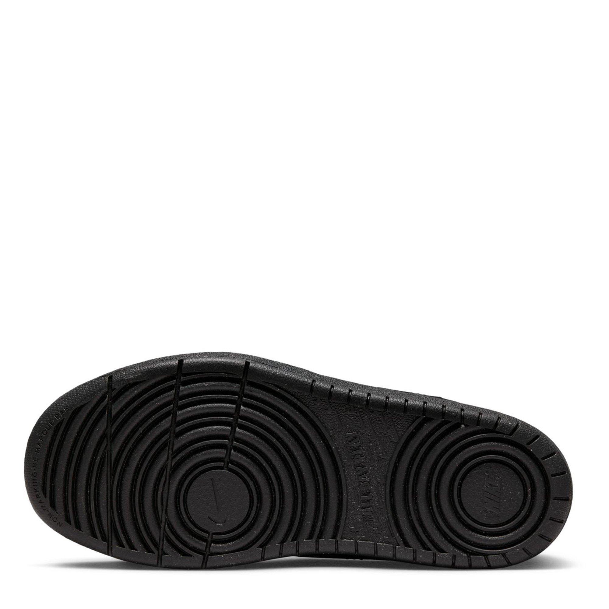 Black/Black - Nike - Court Borough Low Recraft Childrens Shoes - 6