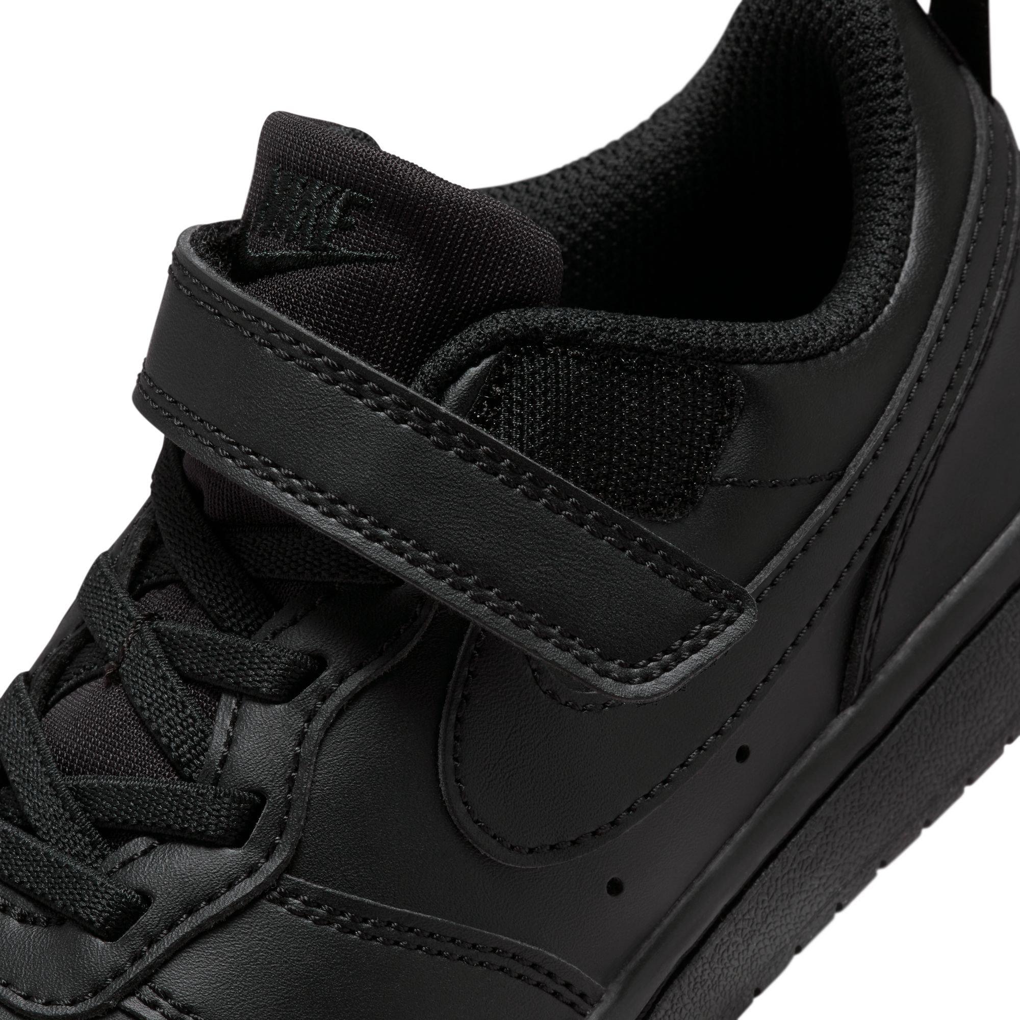 Black/Black - Nike - Court Borough Low Recraft Childrens Shoes - 9