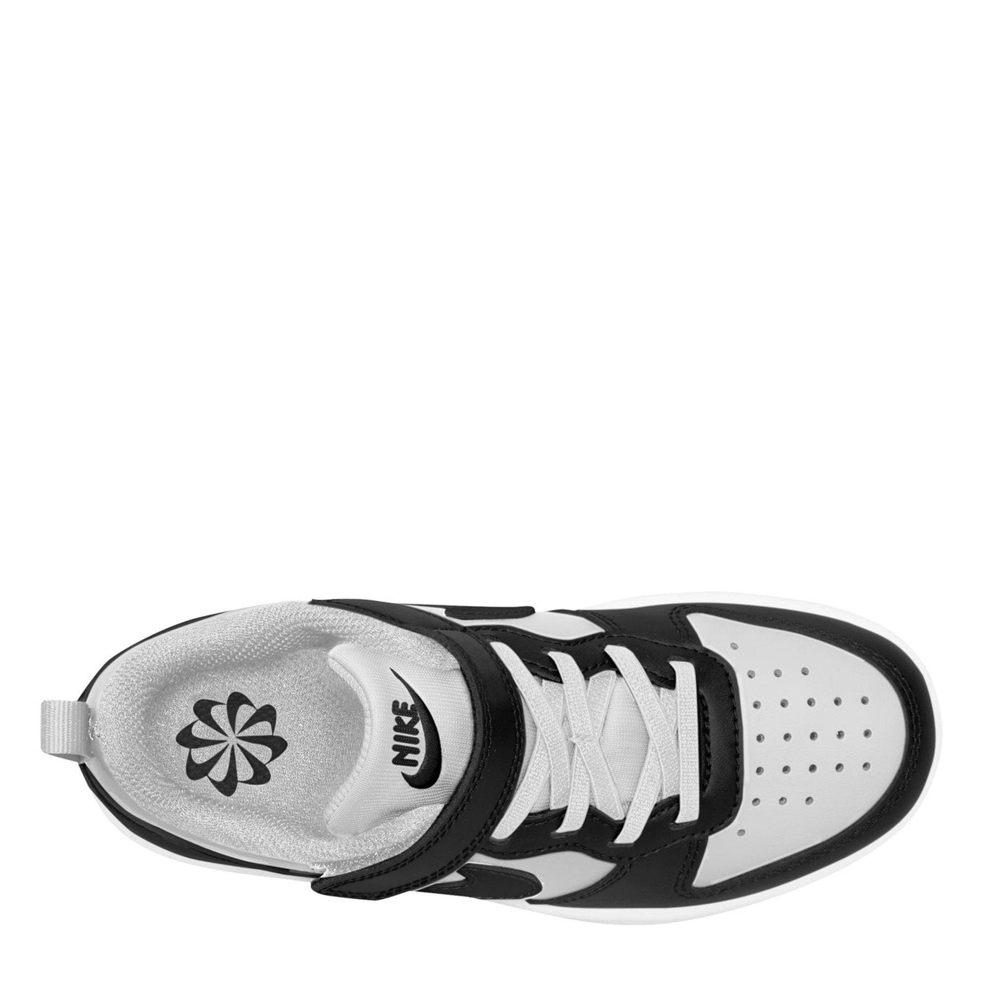 Panda - Nike - Court Borough Low Recraft Childrens Shoes - 9
