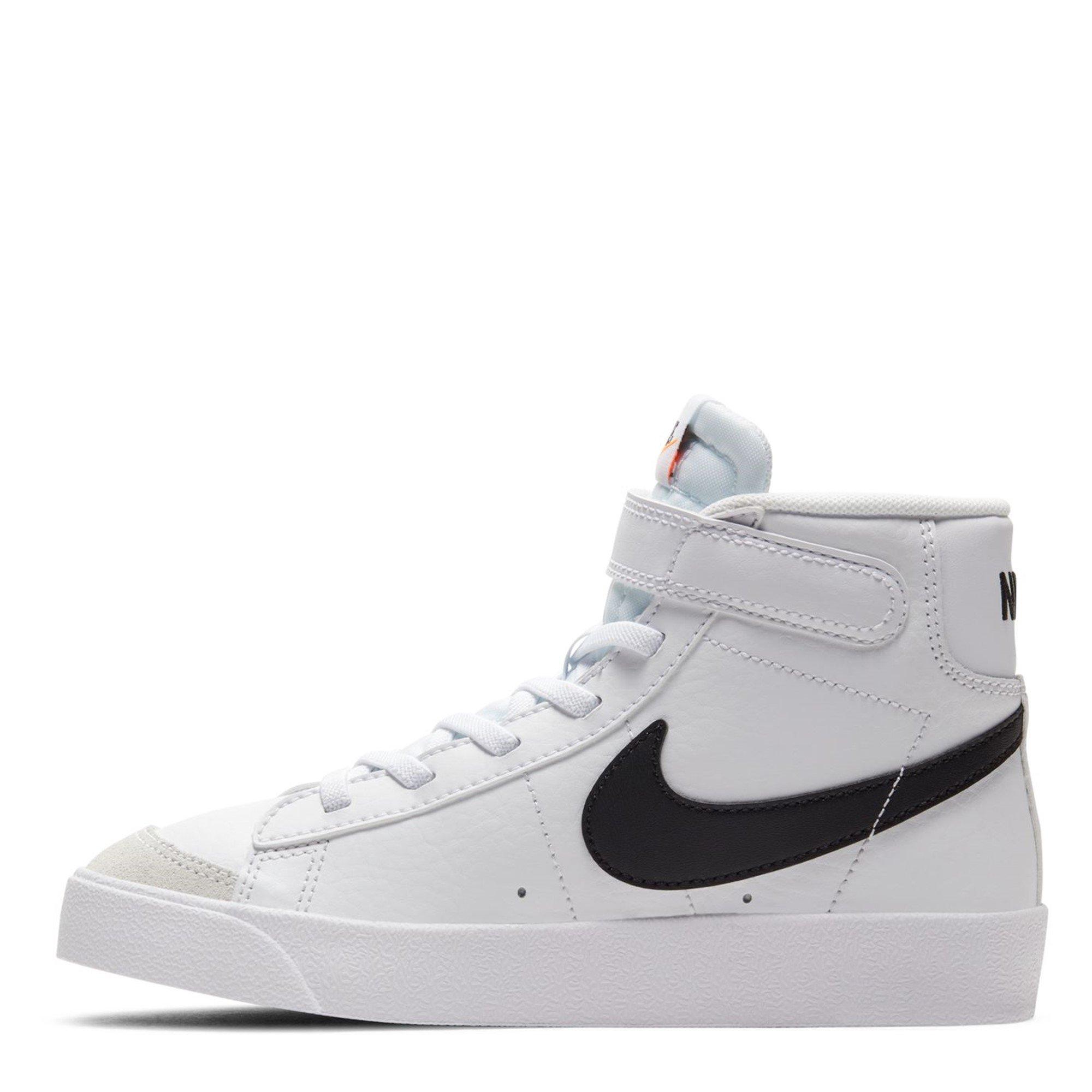 White/Black - Nike - Blazer Mid '77 Little Kids' Shoes - 2
