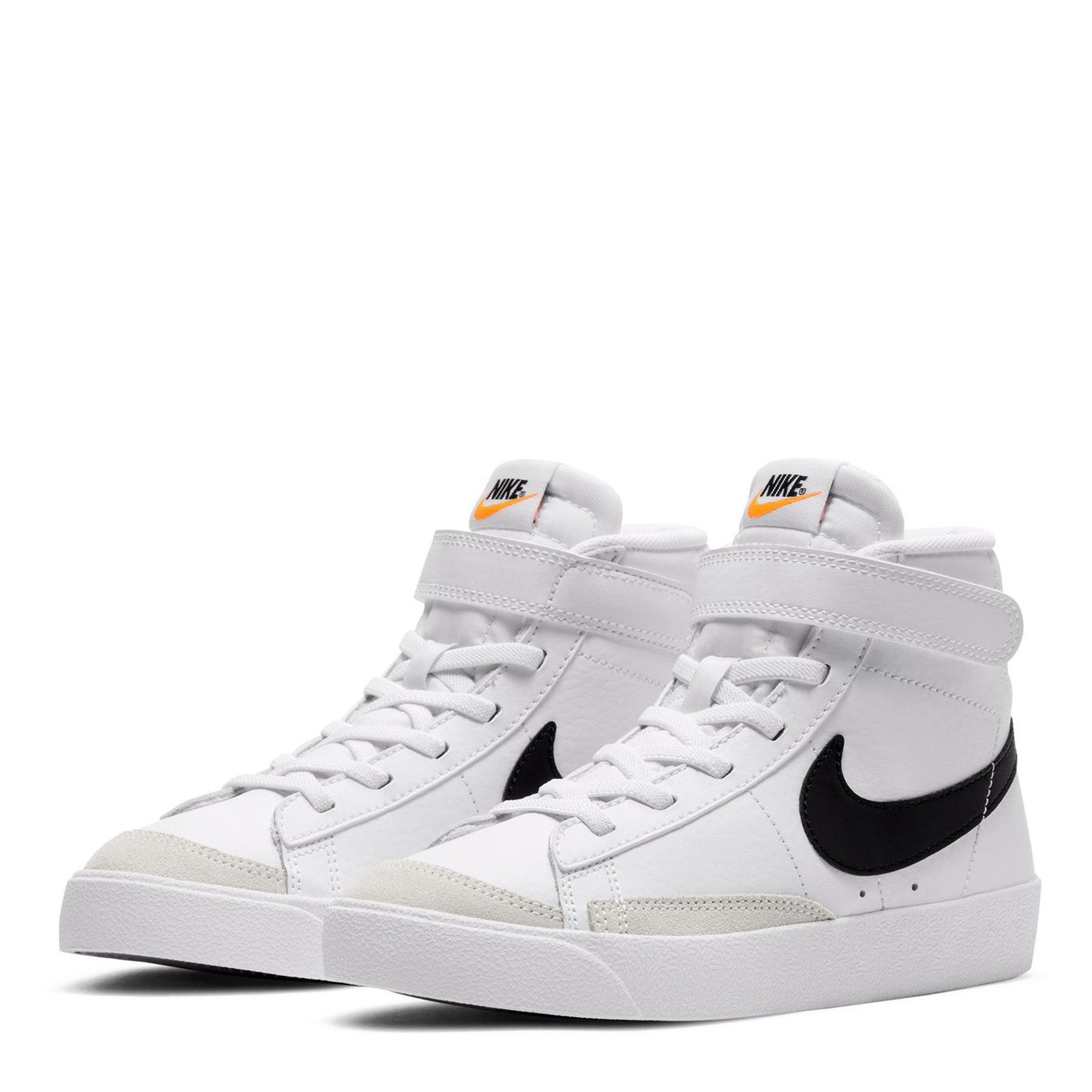 White/Black - Nike - Blazer Mid '77 Little Kids' Shoes - 3
