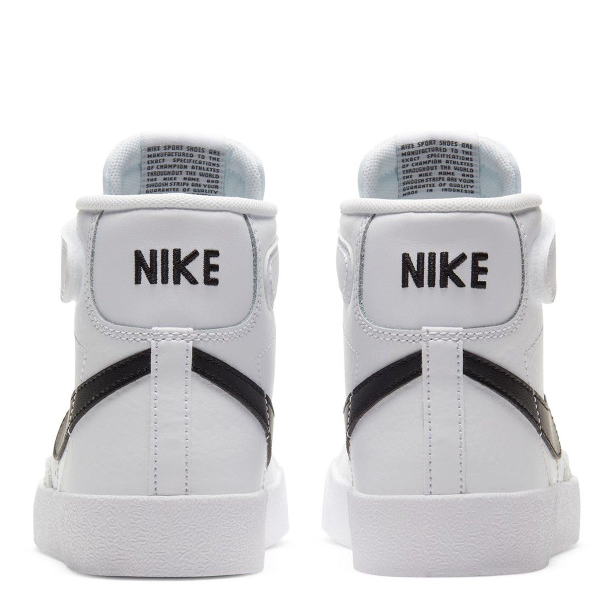 White/Black - Nike - Blazer Mid '77 Little Kids' Shoes - 4