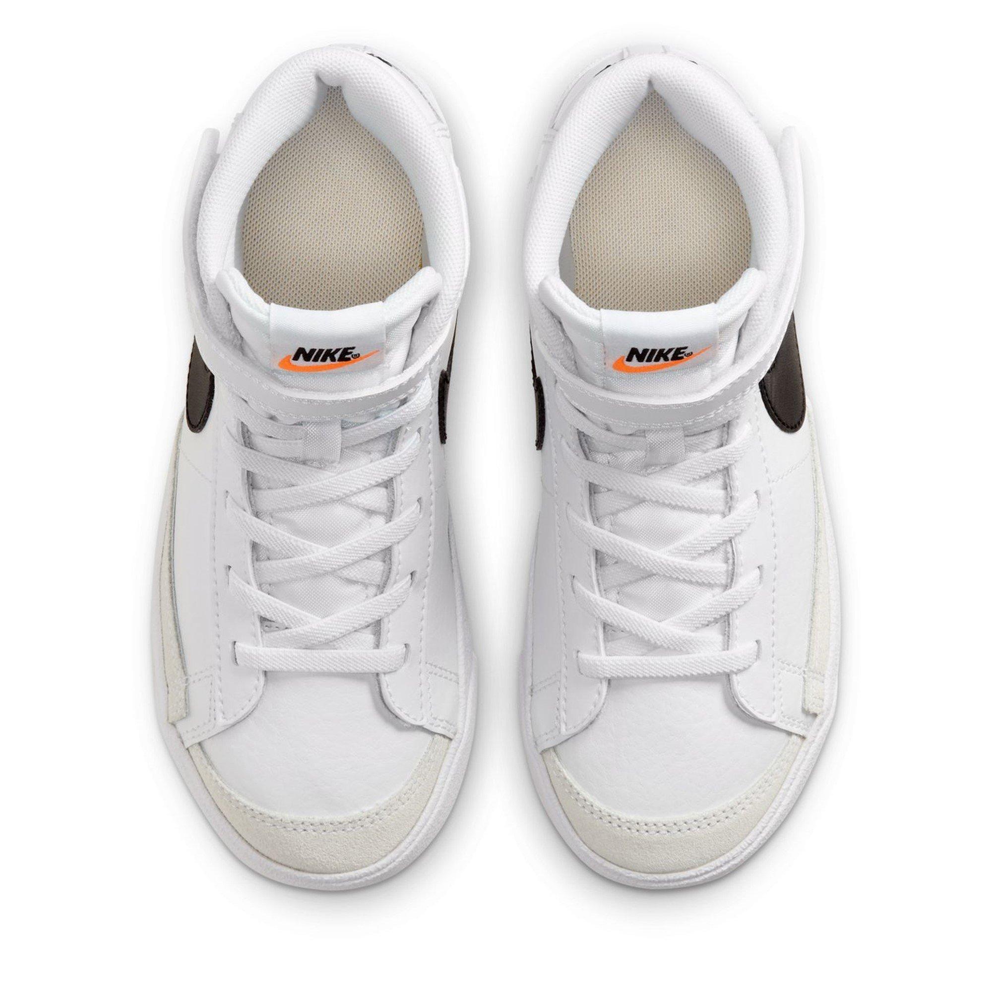 White/Black - Nike - Blazer Mid '77 Little Kids' Shoes - 5