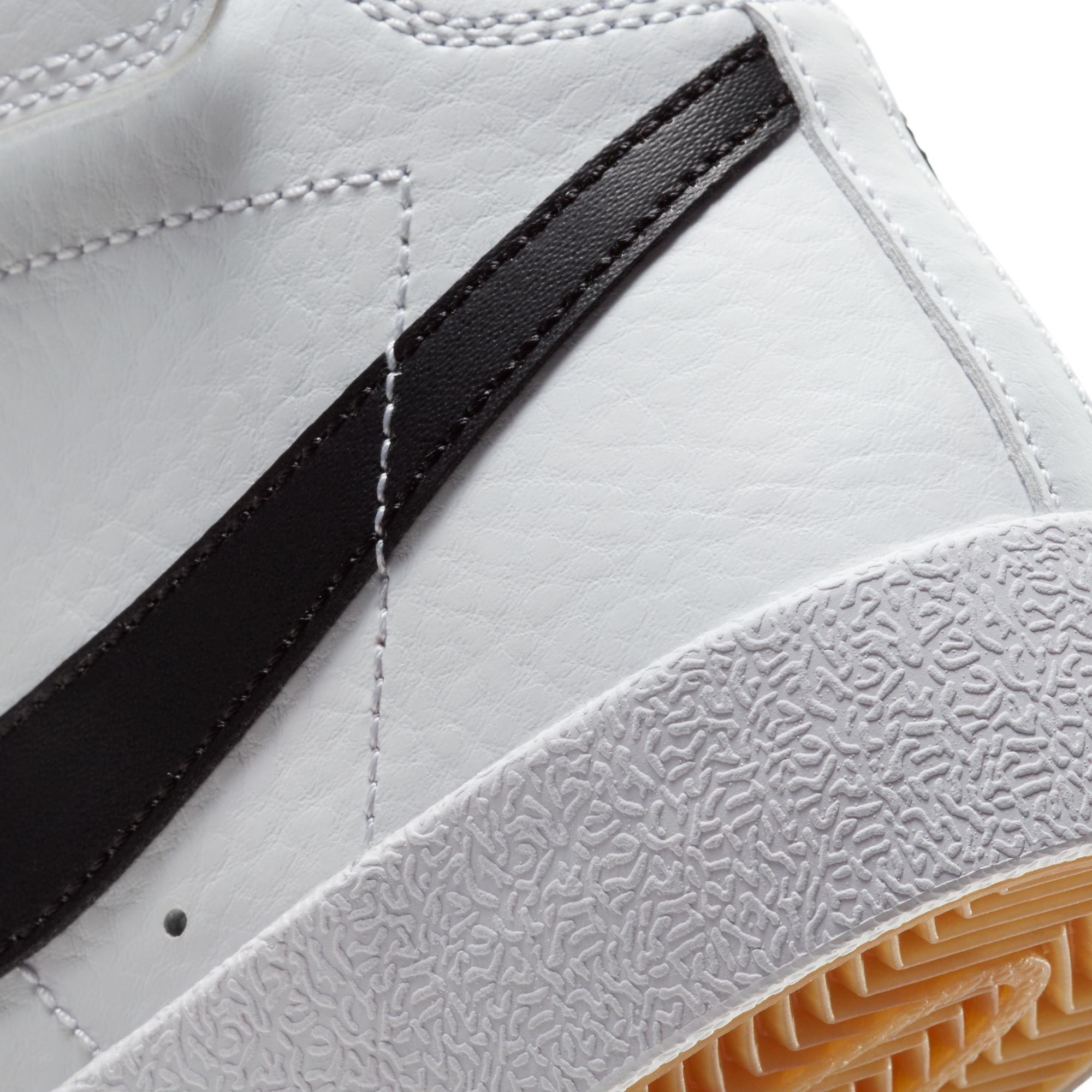 White/Black - Nike - Blazer Mid '77 Little Kids' Shoes - 8