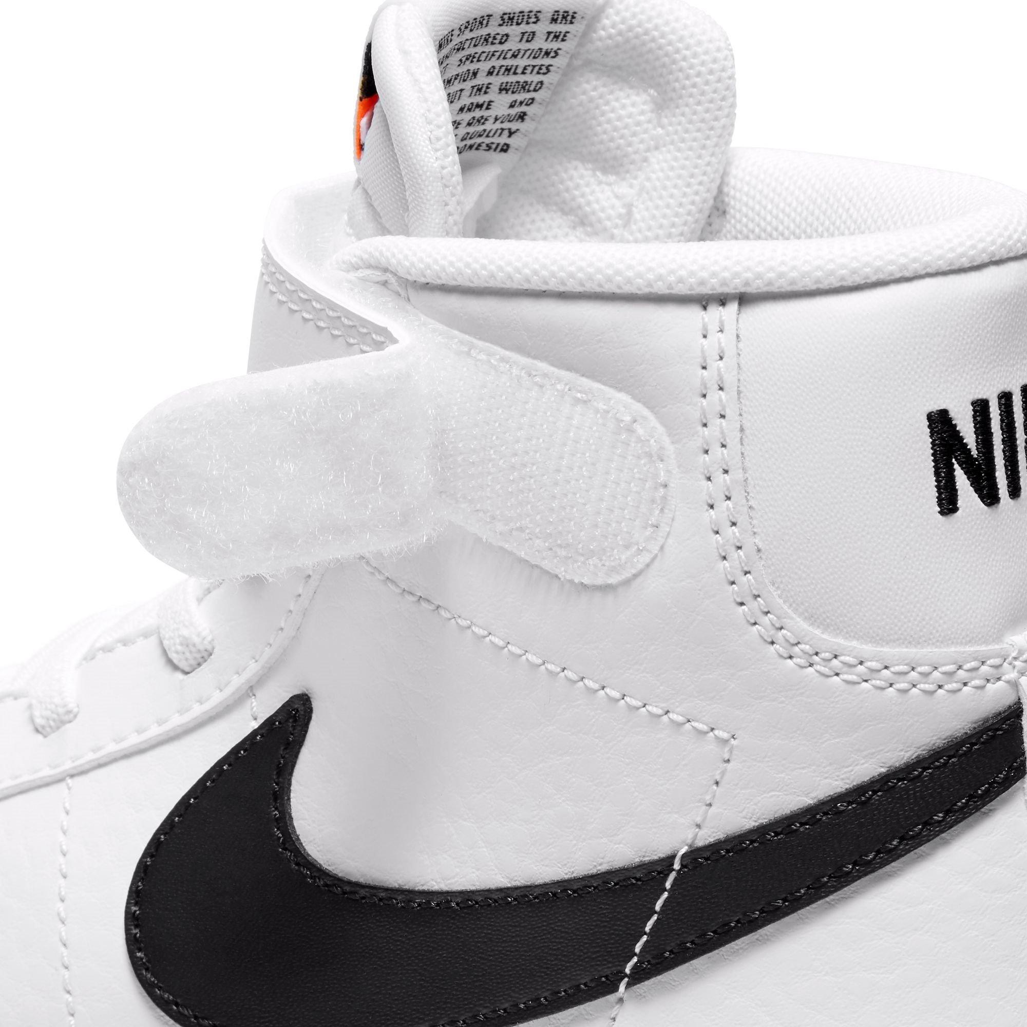White/Black - Nike - Blazer Mid '77 Little Kids' Shoes - 9