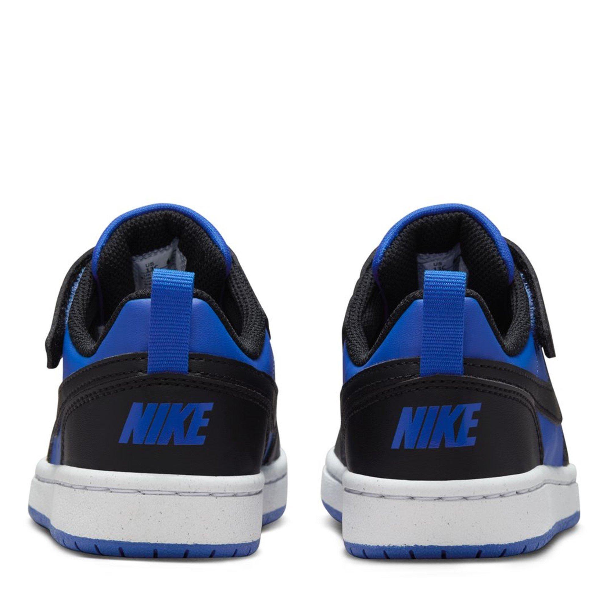 G.Royal/Blk-Wht - Nike - Nike Court Borough Low Recraft Childrens Shoes - 4