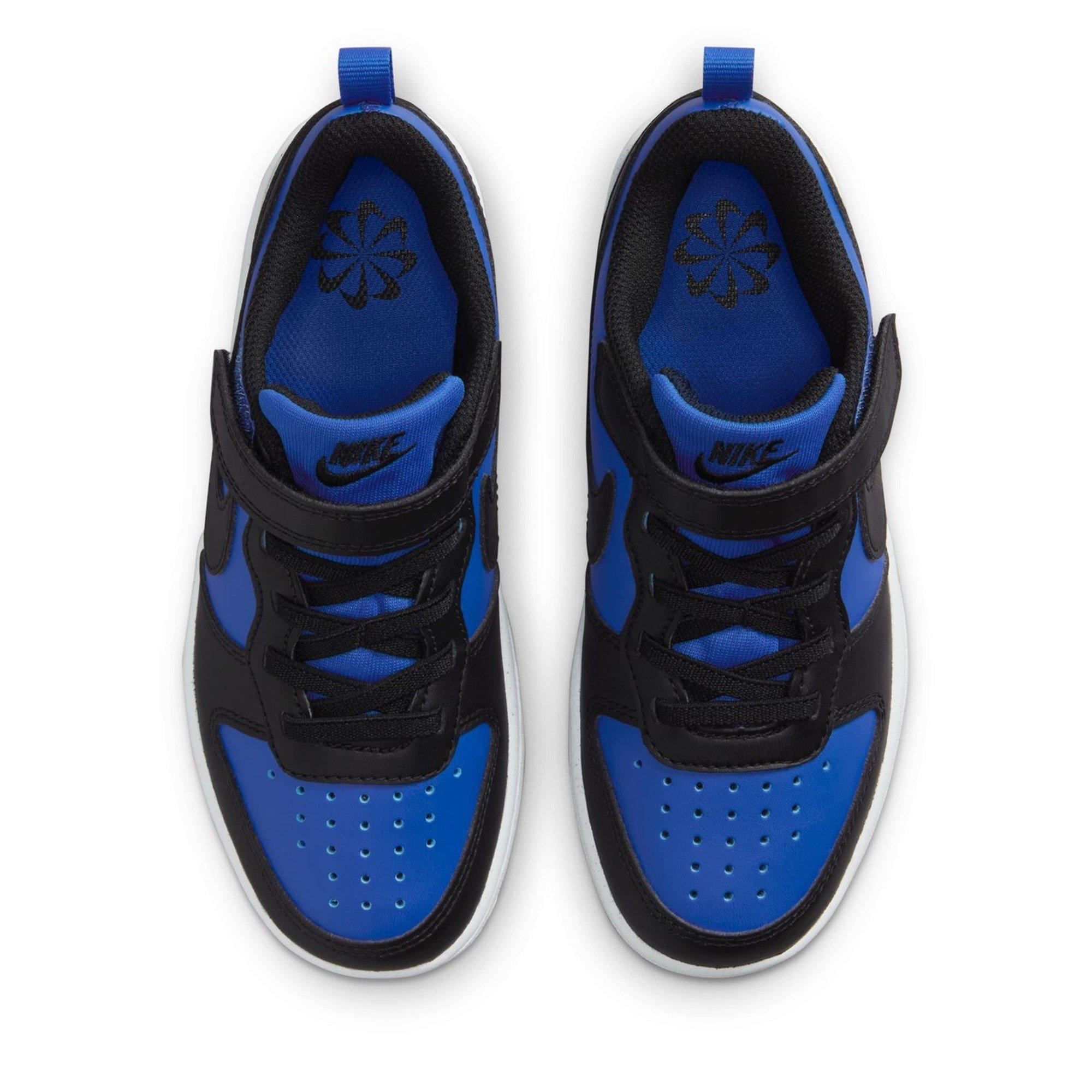 G.Royal/Blk-Wht - Nike - Nike Court Borough Low Recraft Childrens Shoes - 5
