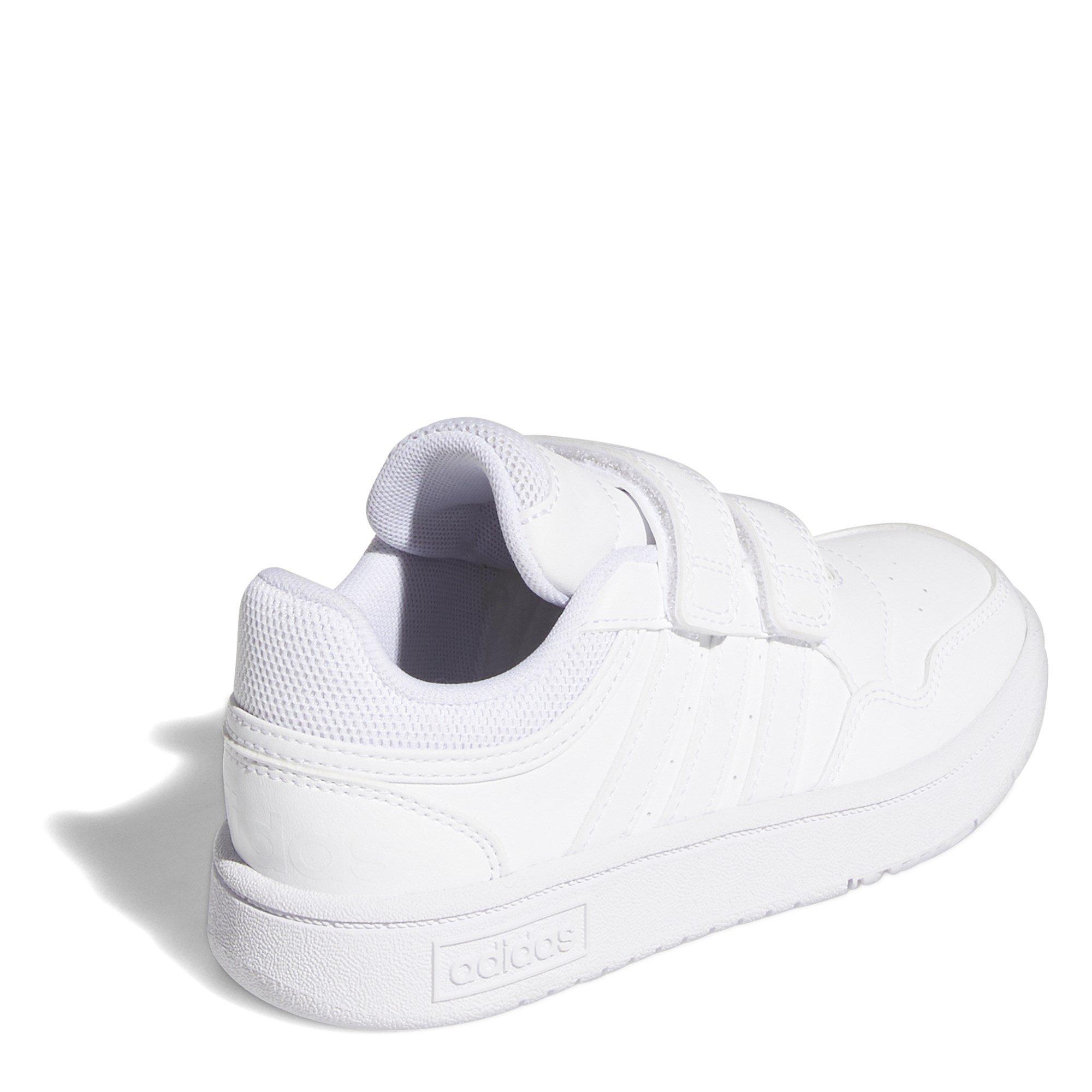 Drievoudig Wit - adidas - Hoops Lifestyle Basketball Hook-and-Loop Shoes - 4